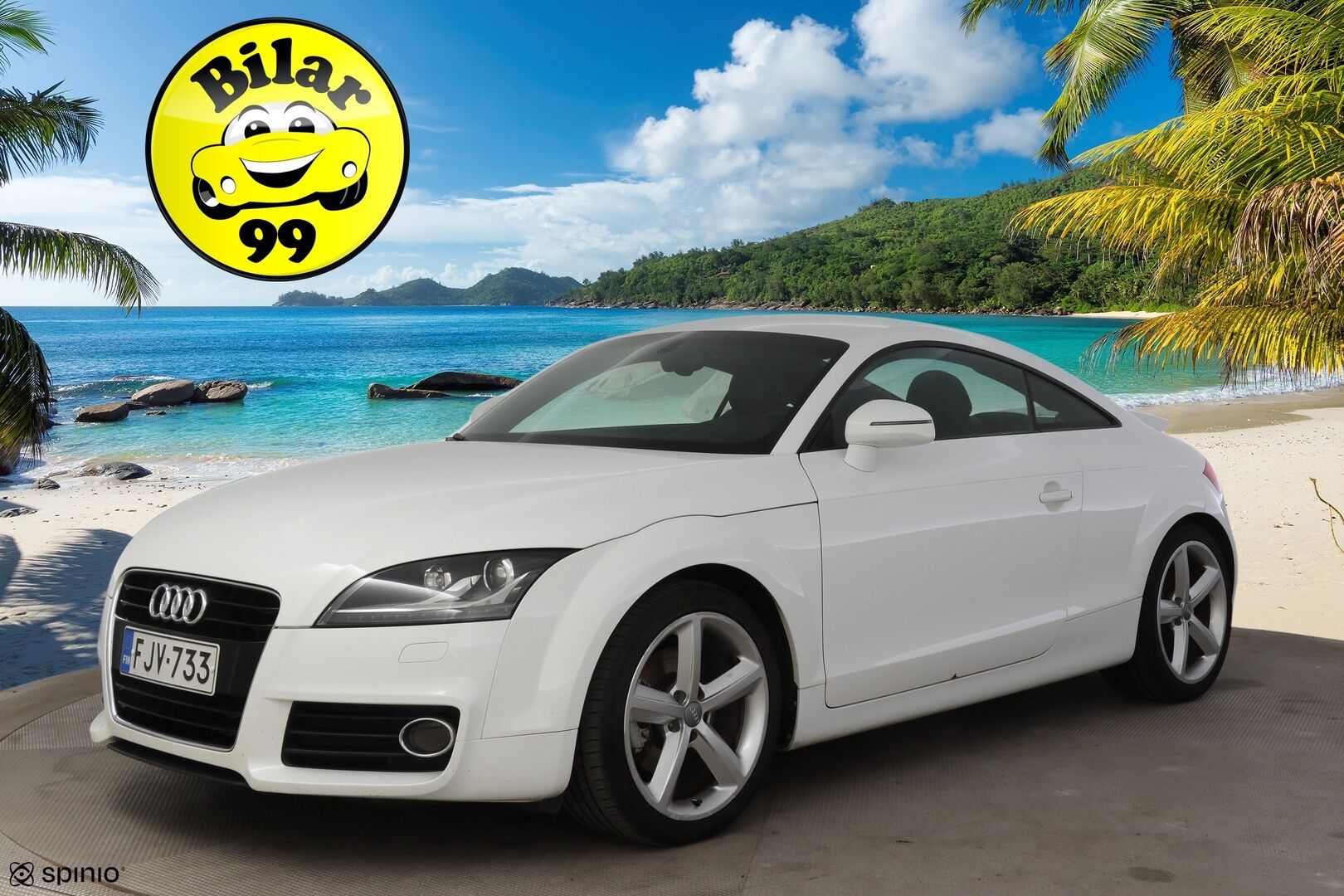 Audi TT 2010 Coupé 1,8 TFSI 118 kW * Sähköinen takaspoileri / Xenon / Webasto / Nahka-alcantarat / Tutkat takana * - * Suomi-auto / Kahdet renkaat omilla alumiinivanteilla! *