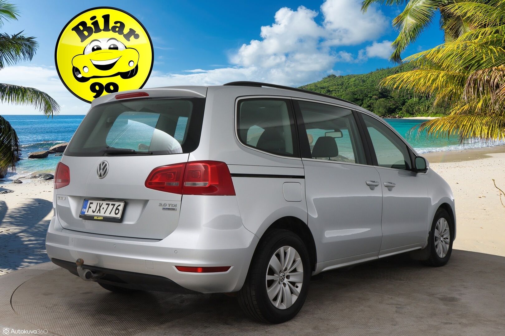 Volkswagen Sharan 2011 Comfortline 2,0 TDI BlueMotion Technology DSG-aut. / Vakkari / Vetokoukku / Suomi-Auto / - 7-Paikkainen tilaihme sähkötoimisilla liukuovilla / 2x hyvät renkaat!