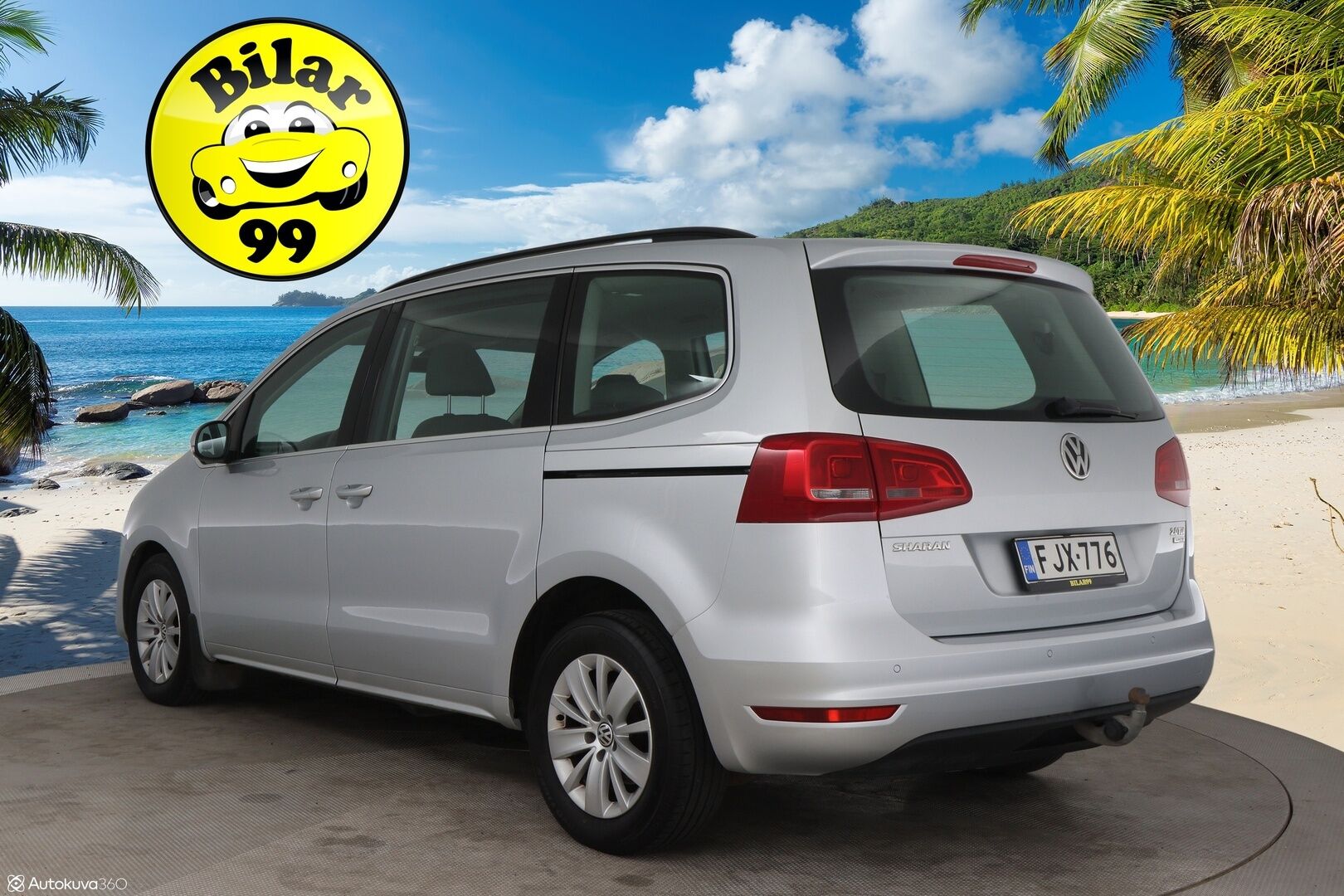 Volkswagen Sharan 2011 Comfortline 2,0 TDI BlueMotion Technology DSG-aut. / Vakkari / Vetokoukku / Suomi-Auto / - 7-Paikkainen tilaihme sähkötoimisilla liukuovilla / 2x hyvät renkaat!