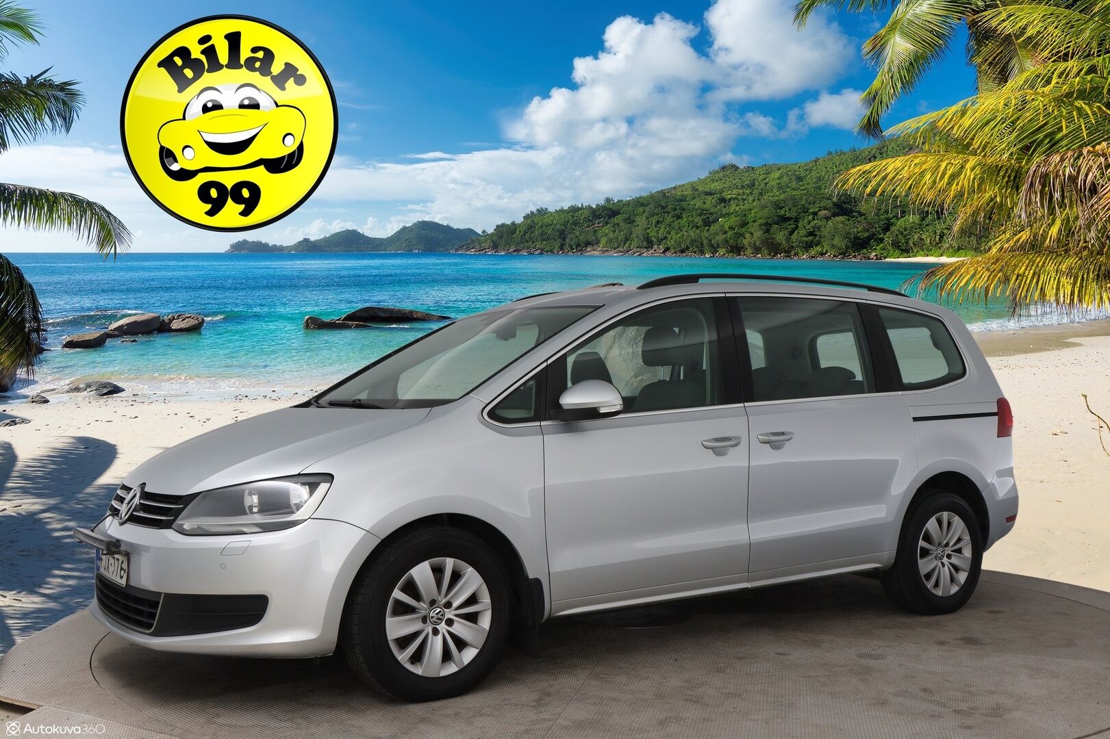 Volkswagen Sharan 2011 Comfortline 2,0 TDI BlueMotion Technology DSG-aut. / Vakkari / Vetokoukku / Suomi-Auto / - 7-Paikkainen tilaihme sähkötoimisilla liukuovilla / 2x hyvät renkaat!