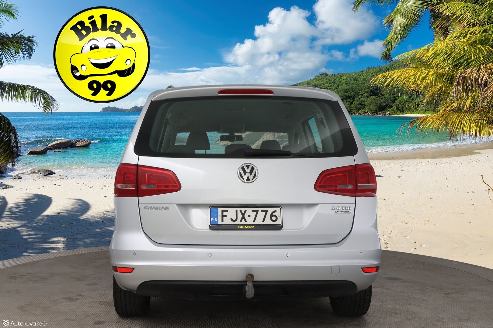 Volkswagen Sharan 2011 Comfortline 2,0 TDI BlueMotion Technology DSG-aut. / Vakkari / Vetokoukku / Suomi-Auto / - 7-Paikkainen tilaihme sähkötoimisilla liukuovilla / 2x hyvät renkaat!