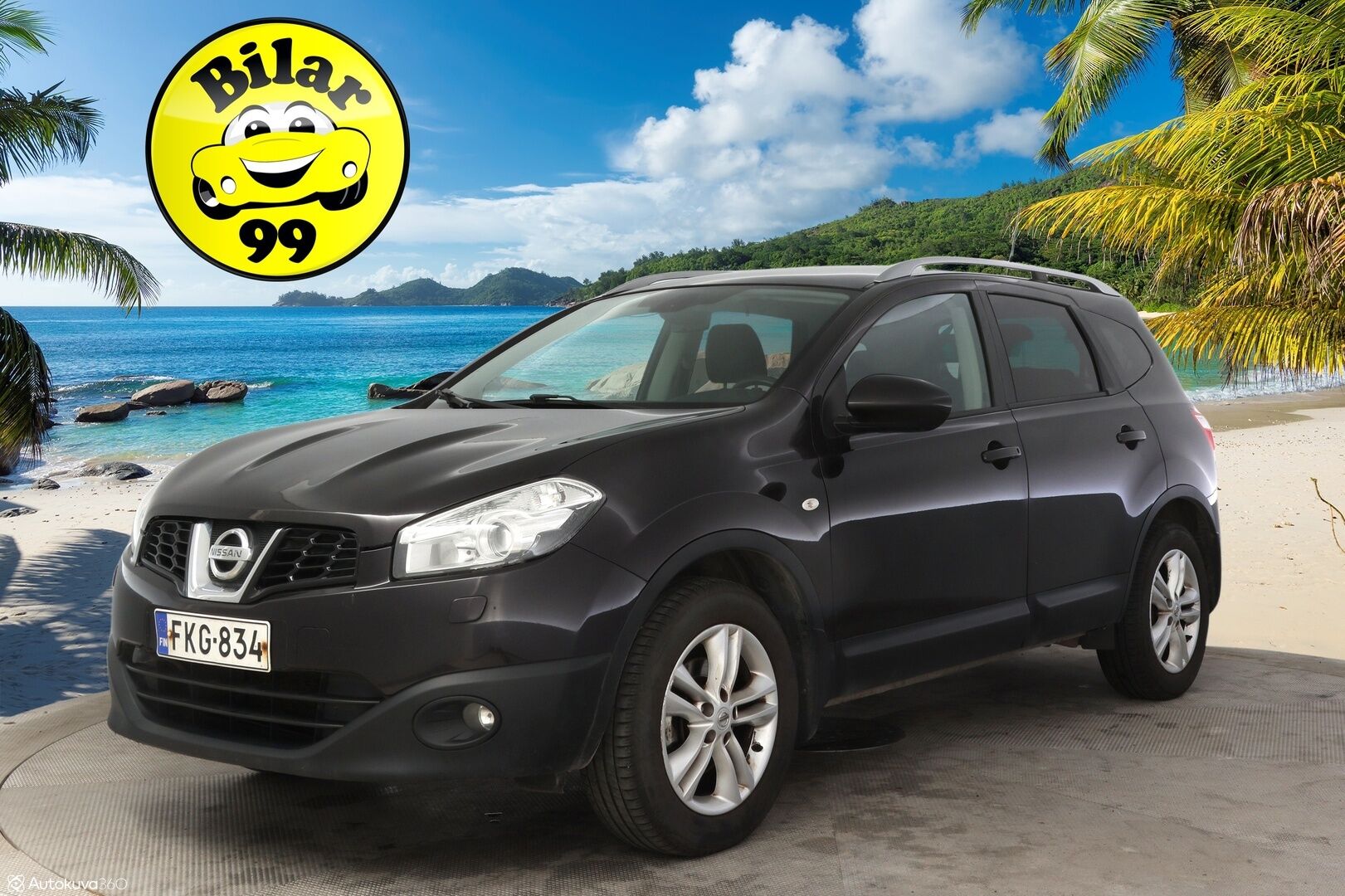 Nissan Qashqai+2 2012 1,6L Stop / Start System Acenta 2WD 5M/T ** Myydään huutokaupat.com-sivustolla / 7p / 2x renkaat / Lohko / Panoraama ** - *Kattavasti huollettu! / Kaksilla renkailla / Katsastus voimassa 2/2026 saakka!*