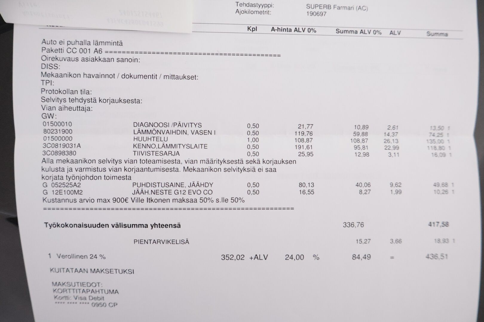Skoda Superb 2012 Combi 1,8 TSI Ambition Business DSG Autom. - *MYYDÄÄN HUUTOKAUPAT.COM*