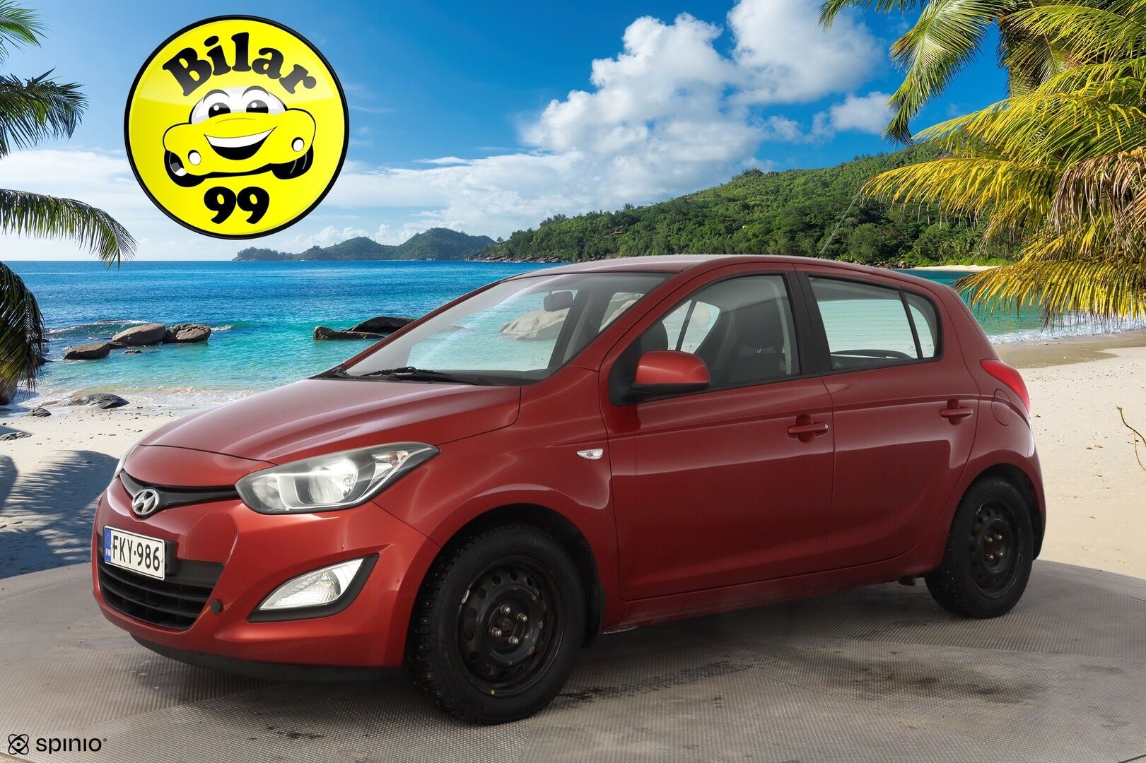 Hyundai i20 2013 5d 1,2 5MT Classic *Ilmastointi / Lohko+sisälämmitin / AUX* - Suomi-auto / Juuri huollettu / Hyvät nastarenkaat 