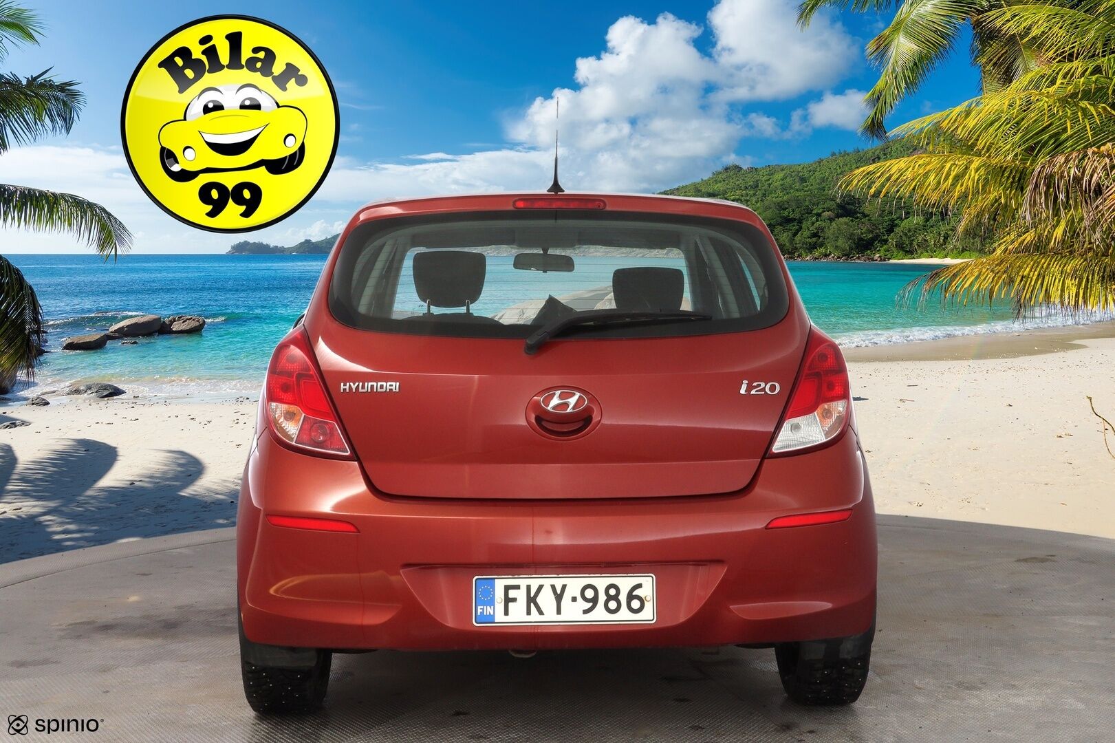 Hyundai i20 2013 5d 1,2 5MT Classic *Ilmastointi / Lohko+sisälämmitin / AUX* - Suomi-auto / Juuri huollettu / Hyvät nastarenkaat 