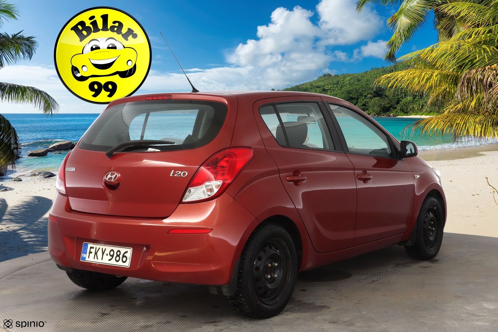 Hyundai i20 2013 5d 1,2 5MT Classic *Ilmastointi / Lohko+sisälämmitin / AUX* - Suomi-auto / Juuri huollettu / Hyvät nastarenkaat 