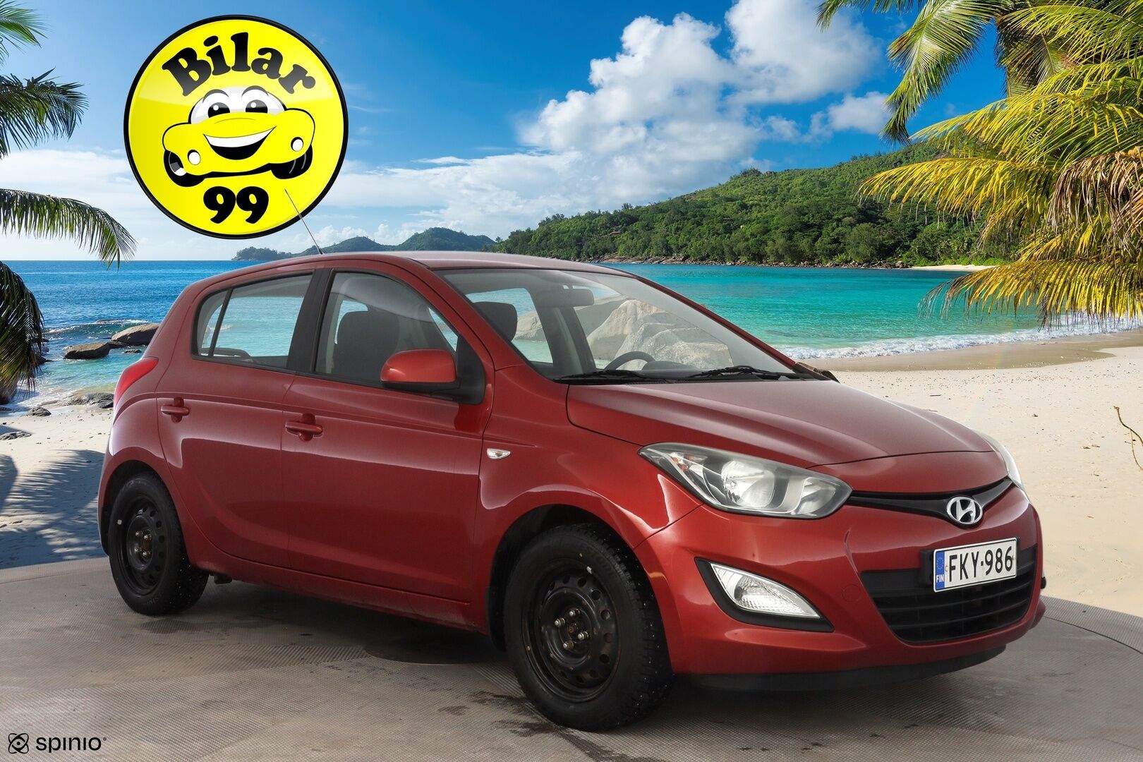 Hyundai i20 2013 5d 1,2 5MT Classic *Ilmastointi / Lohko+sisälämmitin / AUX* - Suomi-auto / Juuri huollettu / Hyvät nastarenkaat 