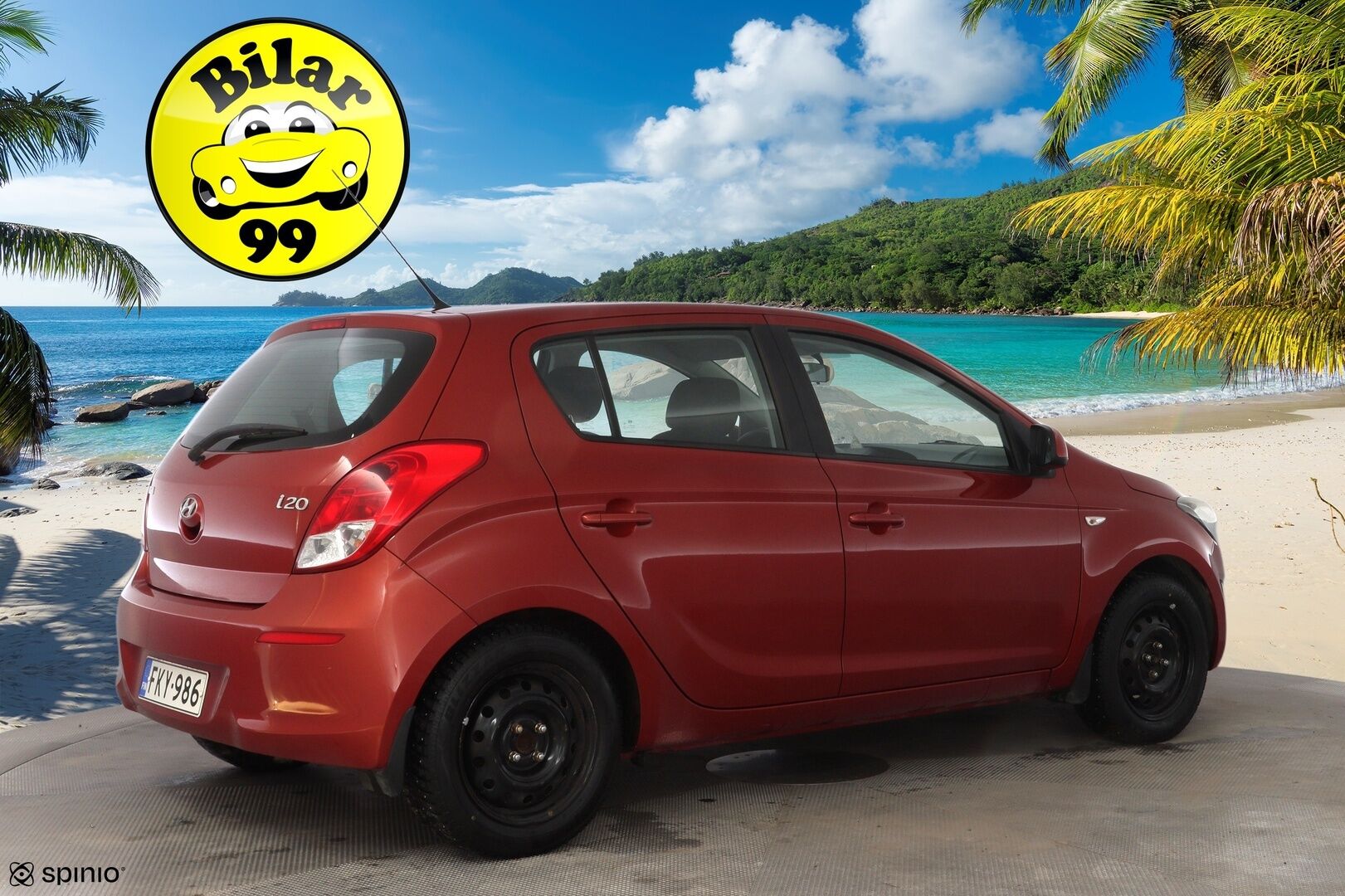 Hyundai i20 2013 5d 1,2 5MT Classic *Ilmastointi / Lohko+sisälämmitin / AUX* - Suomi-auto / Juuri huollettu / Hyvät nastarenkaat 