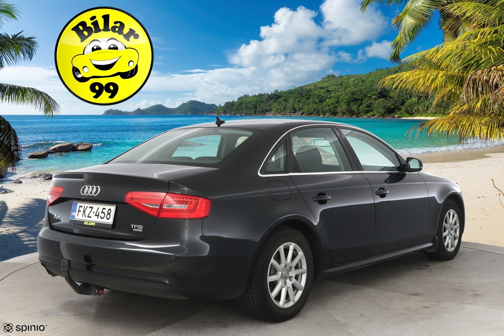 Audi A4 2013 Sedan Business Alpine Pro 2,0 TFSI 155 kW quattro S tronic - Koukku / Webasto / Sporttipenkit / Kahdet renkaat vanteineen / hyvin huollettu / Siisti / Tutkat / Lohko / 