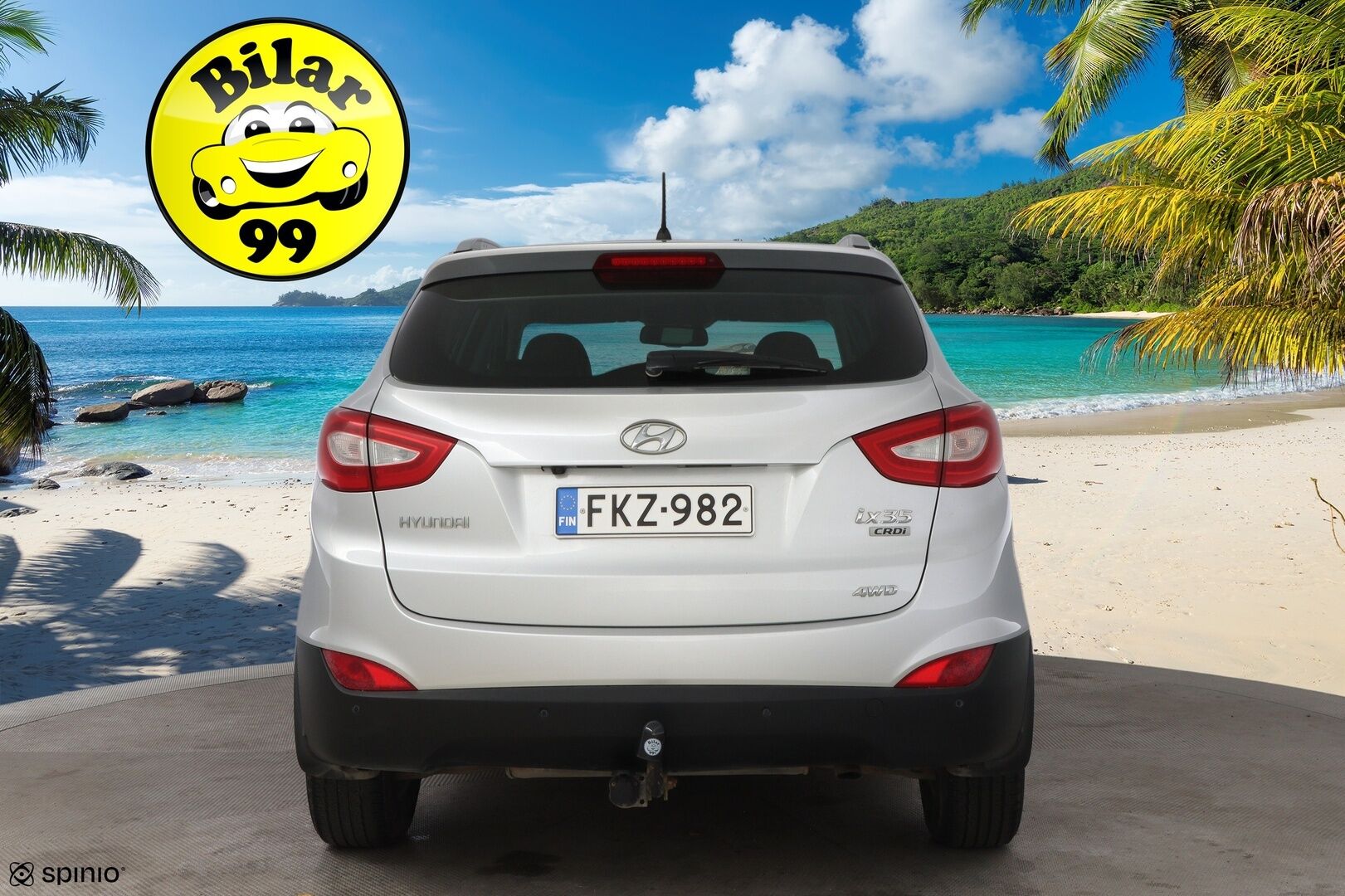 Hyundai ix35 2014 4WD 2,0 CRDi 100kW 6MT Style * Suomiauto / Vetokoukku / Peruutuskamera / Puolinahkasisusta / KeylessGo - Hyvät varusteet / 2x Renkaat aluvantein / Isot huollot tehty!