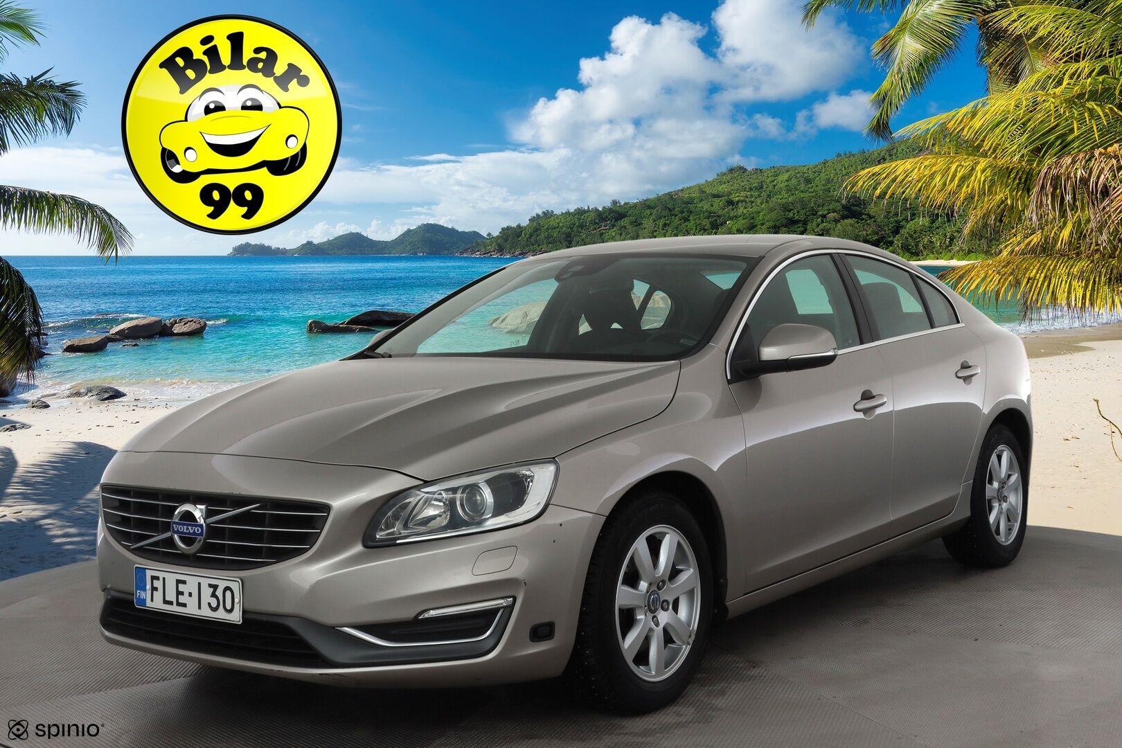 Volvo S60 2014 T3 Momentum aut * 1.Om Suomi-auto / Vakkari / P.tutka / Navi / Digimittaristo / Kaarreajovalot / Puolinahat * - Kahdet renkaat aluvanteilla / Merkkihuollettu / Juuri katsastettu