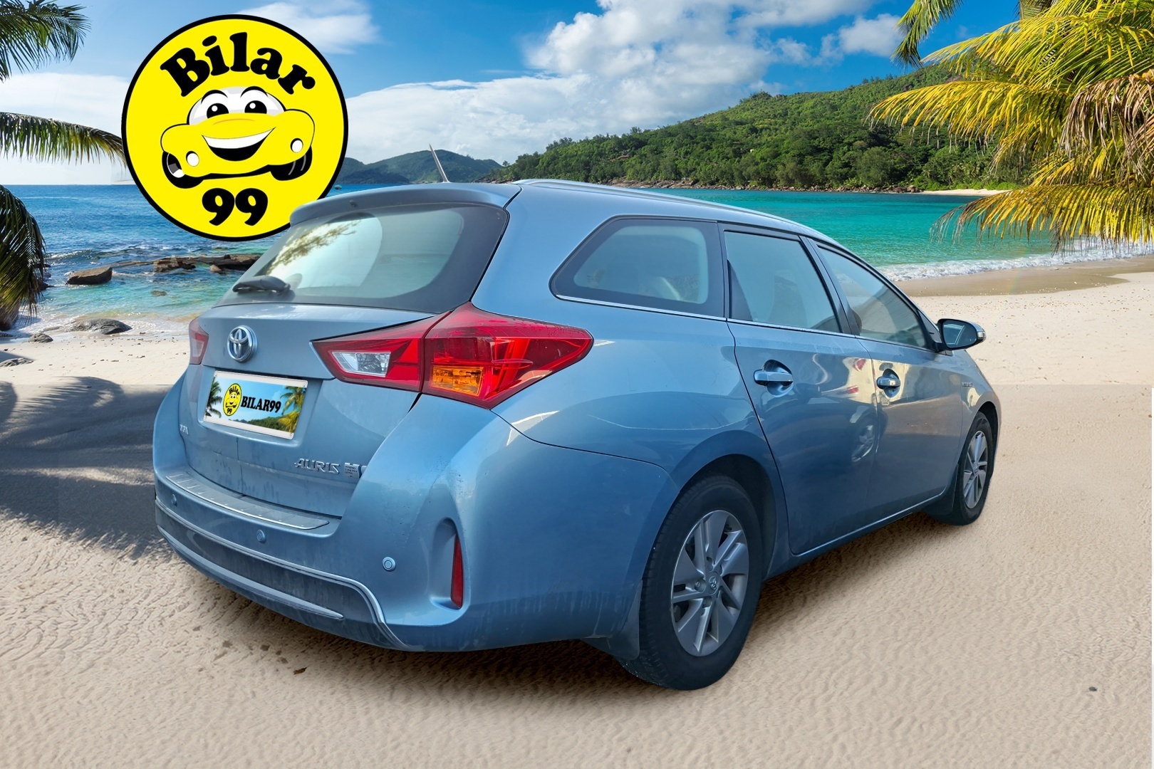 Toyota Auris 2013 Touring Sports 1,8 Hybrid Comfort - Merkkihuollettu | 2-om. Suomi-auto | LED | Keyless | Navi | P. kamera | Tutkat | Bluetooth | Park assist | Metalliväri | - KORKO VAIN 3,99 %
