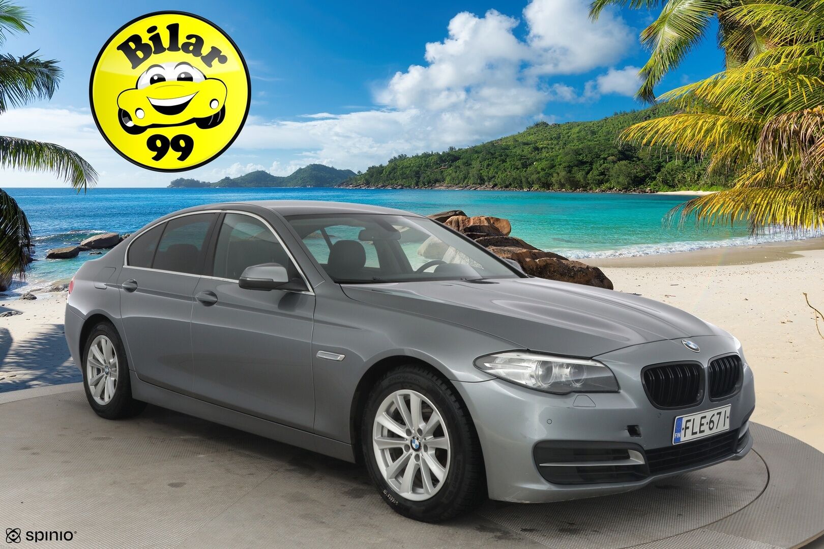 BMW 520 2013 F10 Sedan 520d TwinPower Turbo A Business Automatic** - Nahkapenkit / 2 renkaat / Tähän autoon Bilar-Turva *