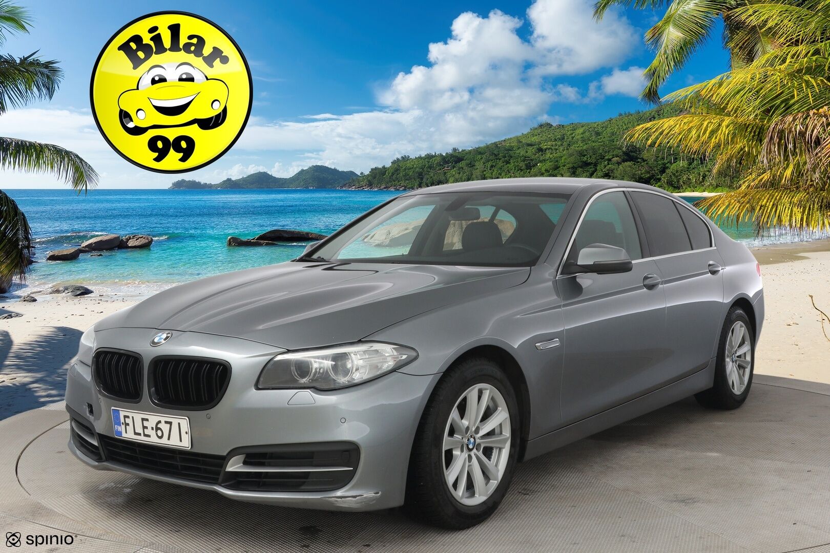 BMW 520 2013 F10 Sedan 520d TwinPower Turbo A Business Automatic** - Nahkapenkit / 2 renkaat / Tähän autoon Bilar-Turva *