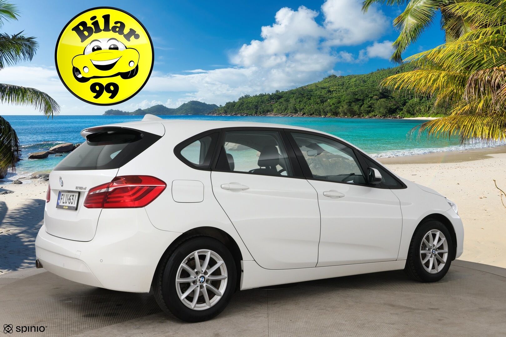 BMW 216 2015 F45 Active Tourer 216d Business / Suomi-auto / Vakkari / P. Tutka / LED / KeylessGo / Bluetooth /