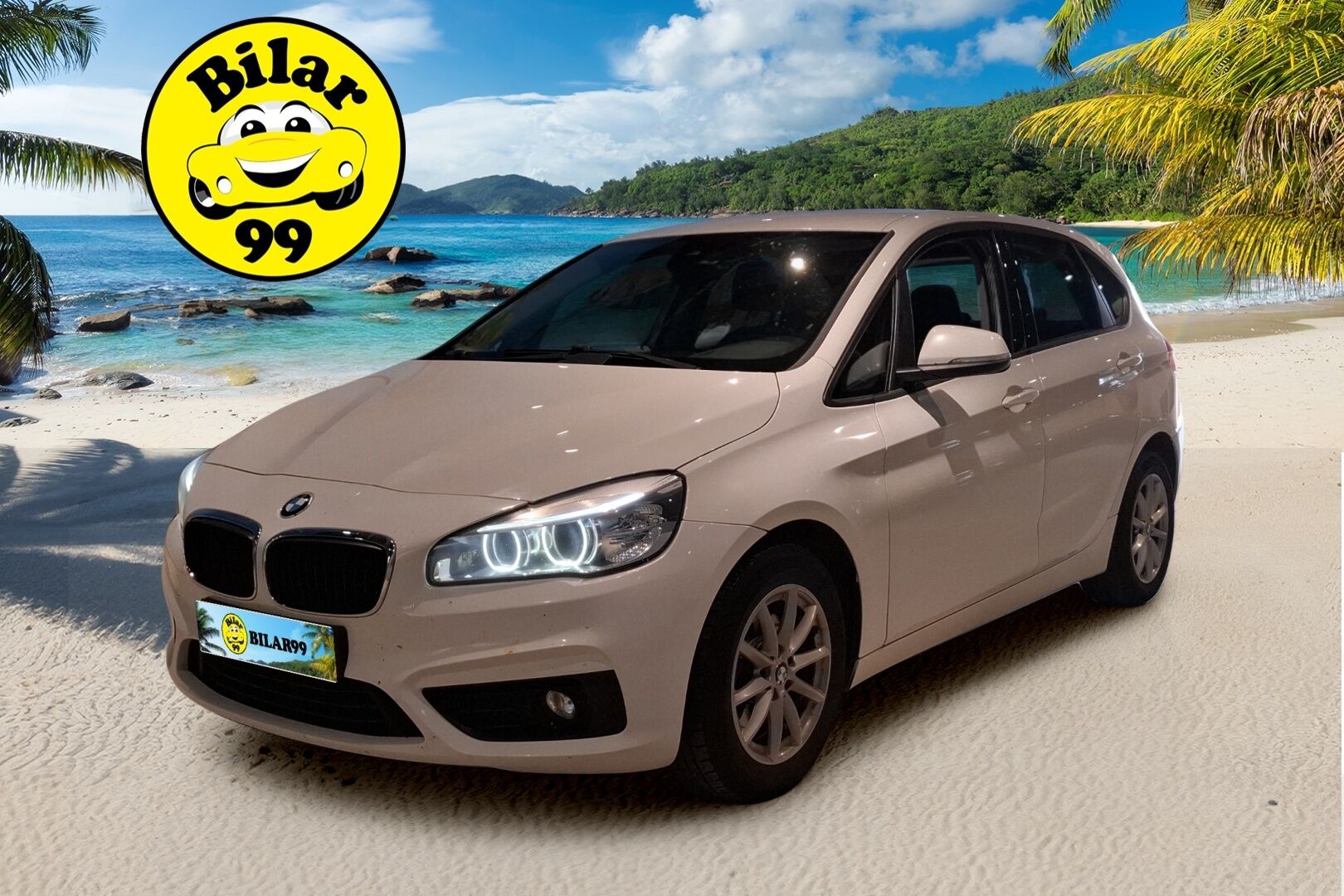 BMW 216 2015 F45 Active Tourer 216d Business / Suomi-auto / Vakkari / P. Tutka / LED / KeylessGo / Bluetooth /