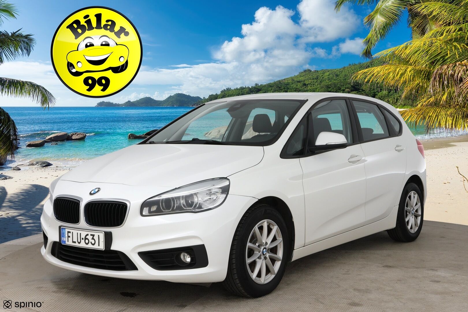 BMW 216 2015 F45 Active Tourer 216d Business / Suomi-auto / Vakkari / P. Tutka / LED / KeylessGo / Bluetooth /