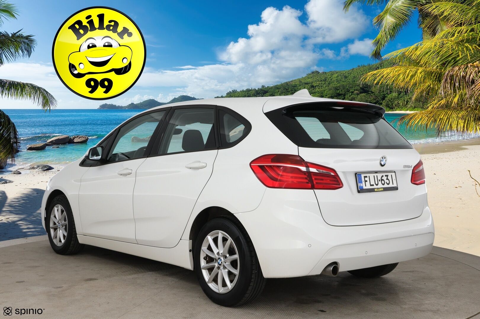 BMW 216 2015 F45 Active Tourer 216d Business / Suomi-auto / Vakkari / P. Tutka / LED / KeylessGo / Bluetooth /