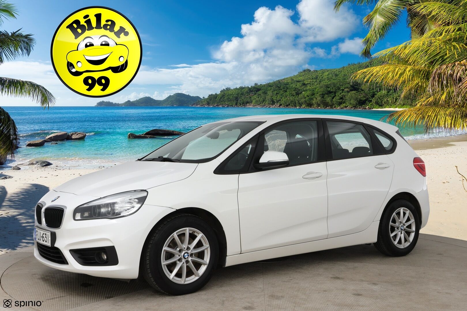BMW 216 2015 F45 Active Tourer 216d Business / Suomi-auto / Vakkari / P. Tutka / LED / KeylessGo / Bluetooth /