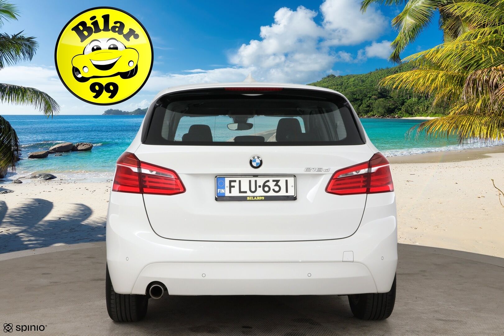 BMW 216 2015 F45 Active Tourer 216d Business / Suomi-auto / Vakkari / P. Tutka / LED / KeylessGo / Bluetooth /
