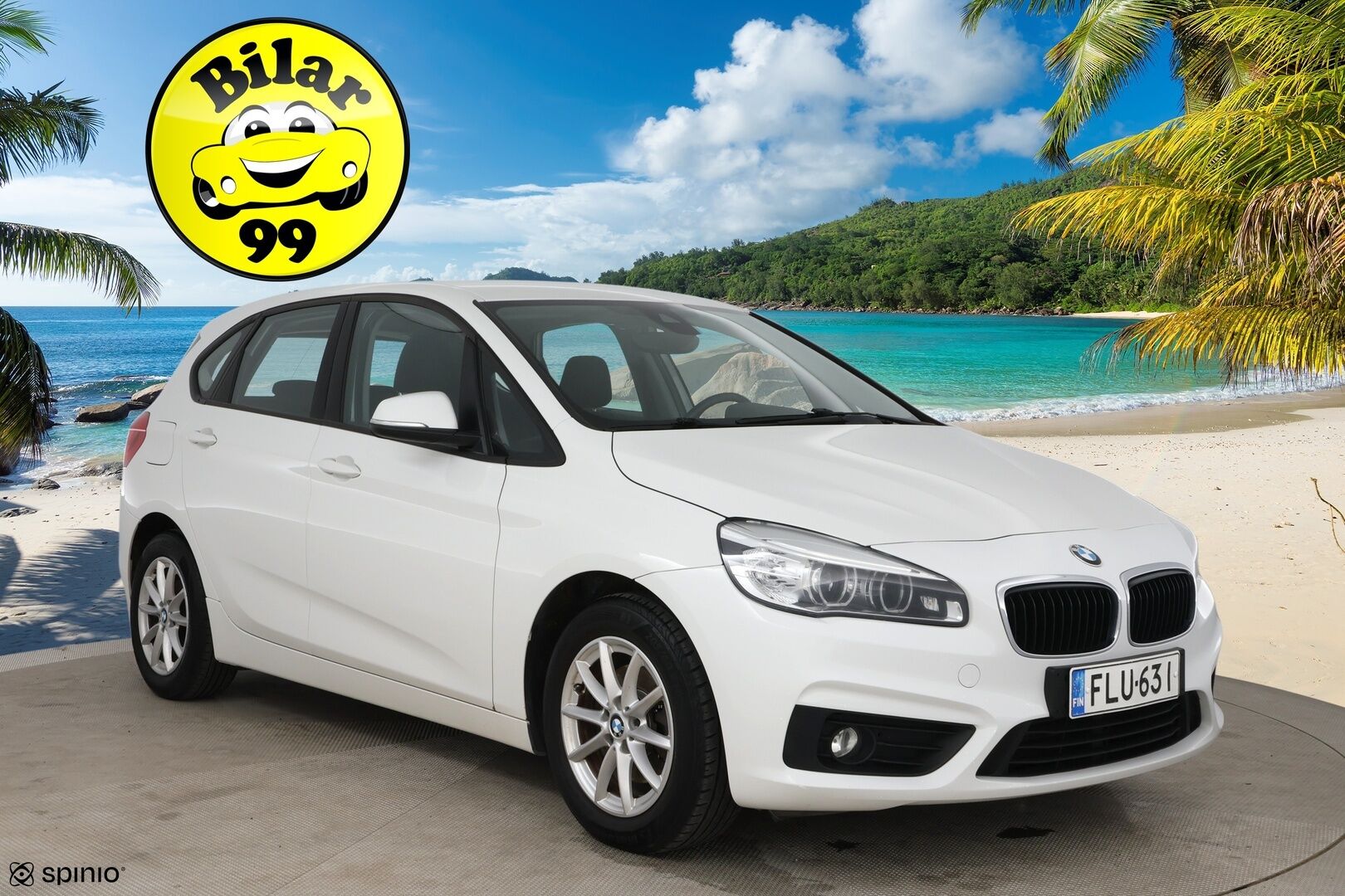 BMW 216 2015 F45 Active Tourer 216d Business / Suomi-auto / Vakkari / P. Tutka / LED / KeylessGo / Bluetooth /