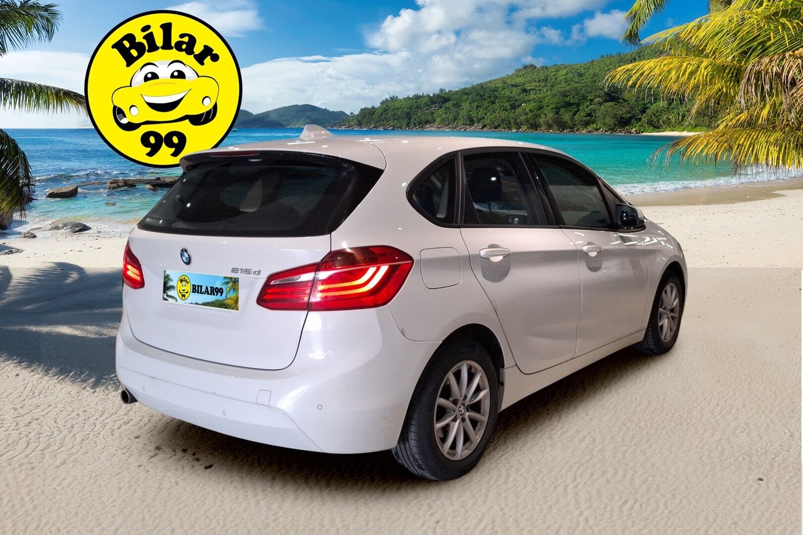 BMW 216 2015 F45 Active Tourer 216d Business / Suomi-auto / Vakkari / P. Tutka / LED / KeylessGo / Bluetooth /