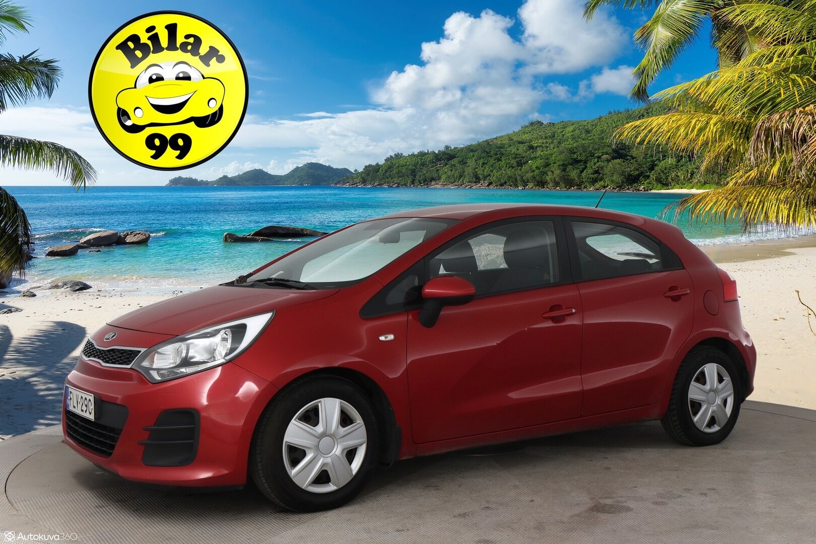 Kia Rio 2016 1,2 ISG LX 5D EcoDynamics / Suomi-Auto / Ilmastointi / Aux - Kahdet renkaat / Huoltokirja