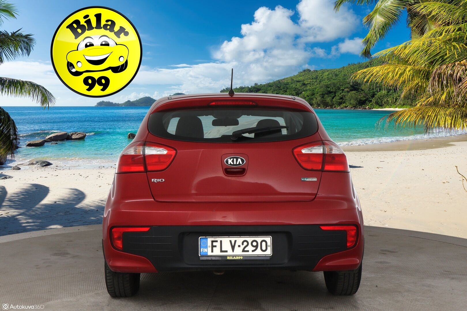 Kia Rio 2016 1,2 ISG LX 5D EcoDynamics / Suomi-Auto / Ilmastointi / Aux - Kahdet renkaat / Huoltokirja
