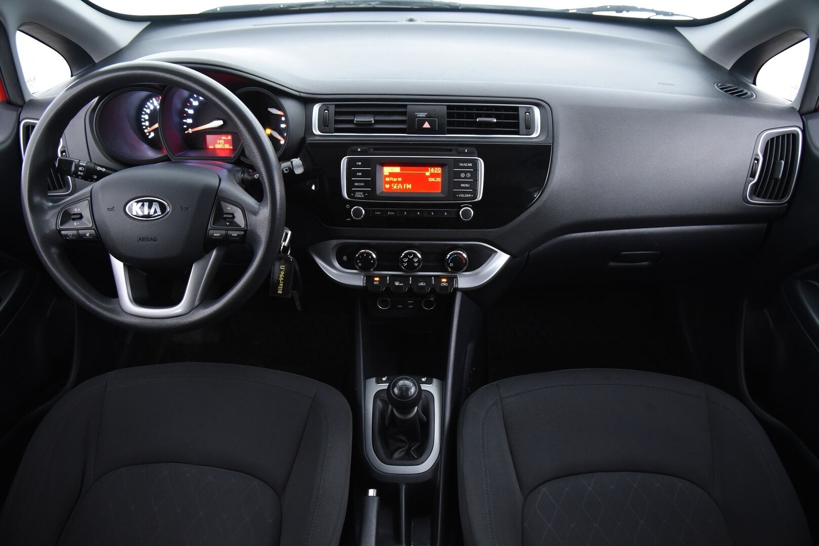Kia Rio 2016 1,2 ISG LX 5D EcoDynamics / Suomi-Auto / Ilmastointi / Aux - Kahdet renkaat / Huoltokirja