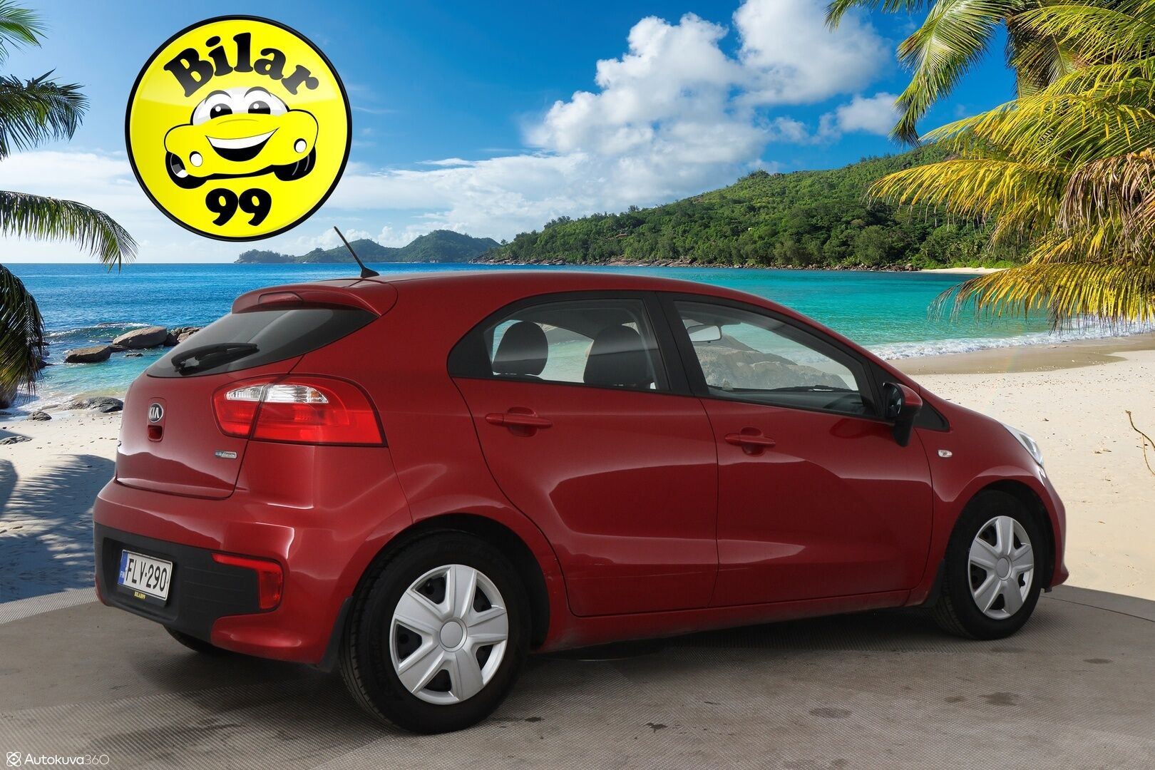Kia Rio 2016 1,2 ISG LX 5D EcoDynamics / Suomi-Auto / Ilmastointi / Aux - Kahdet renkaat / Huoltokirja