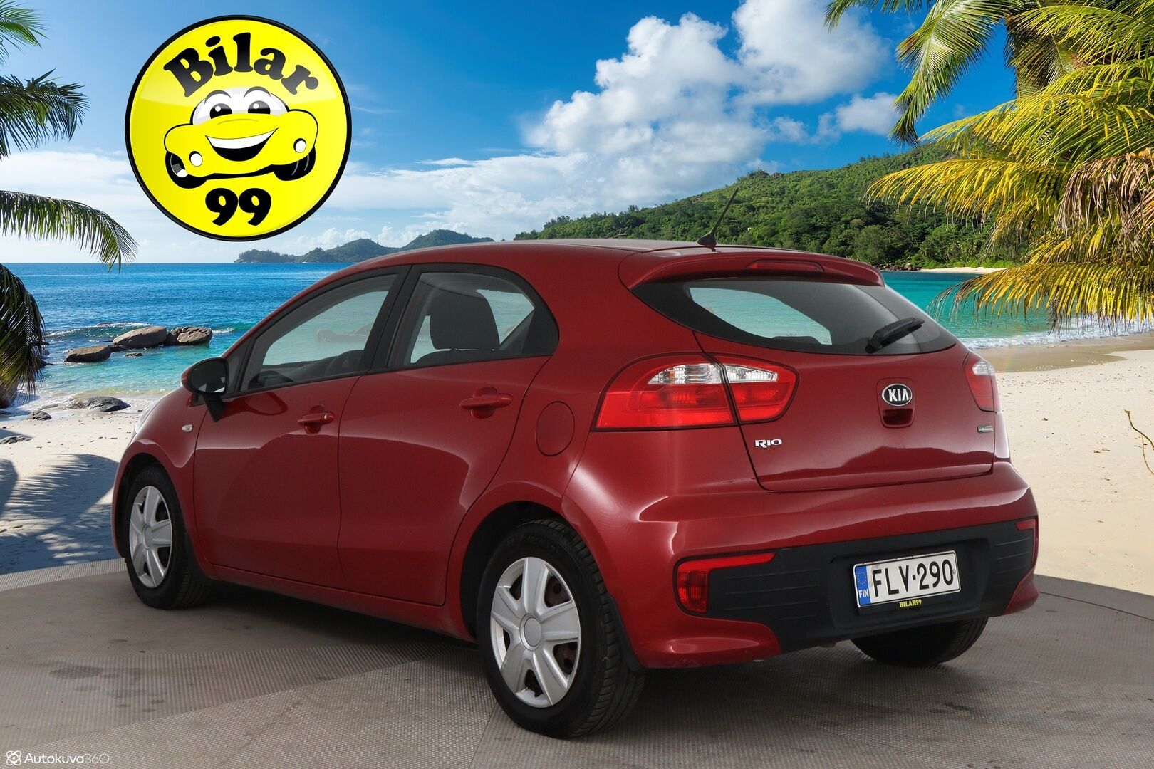 Kia Rio 2016 1,2 ISG LX 5D EcoDynamics / Suomi-Auto / Ilmastointi / Aux - Kahdet renkaat / Huoltokirja
