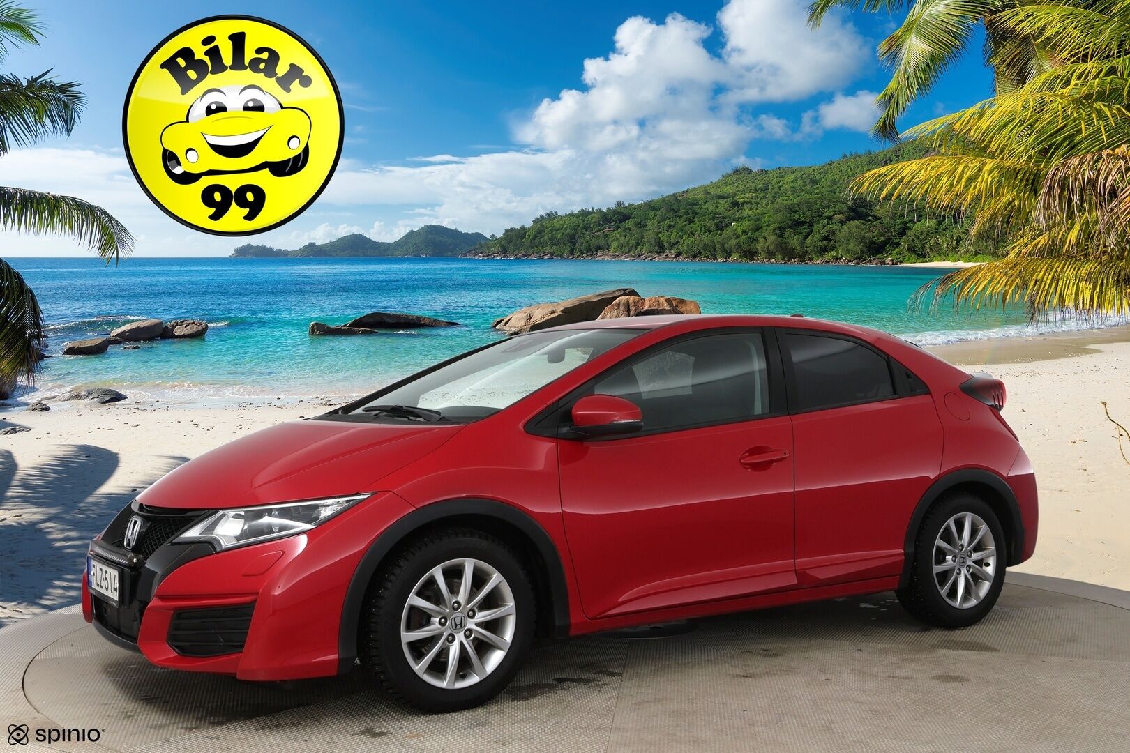 Honda Civic 2015 5D 1,4i Comfort / Vakkari / Lohko / Lisävalo / Suomi-auto - Siisti Civic / Tulossa myyntiin! 