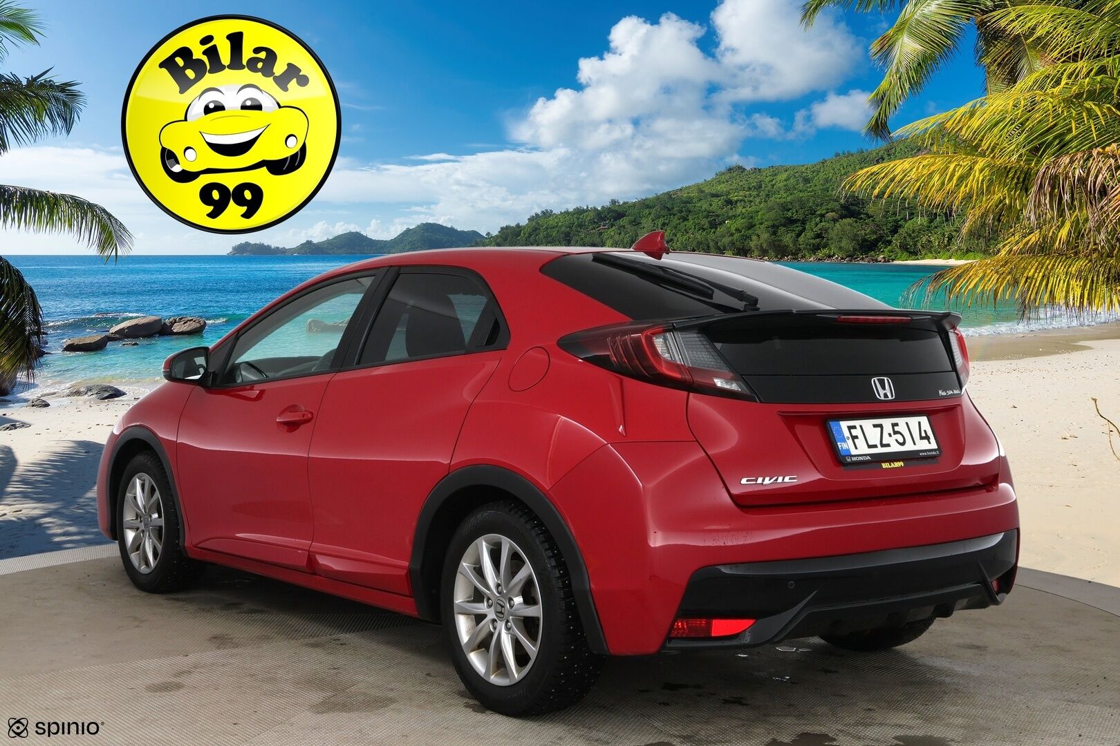 Honda Civic 2015 5D 1,4i Comfort / Vakkari / Lohko / Lisävalo / Suomi-auto - Siisti Civic / Tulossa myyntiin! 