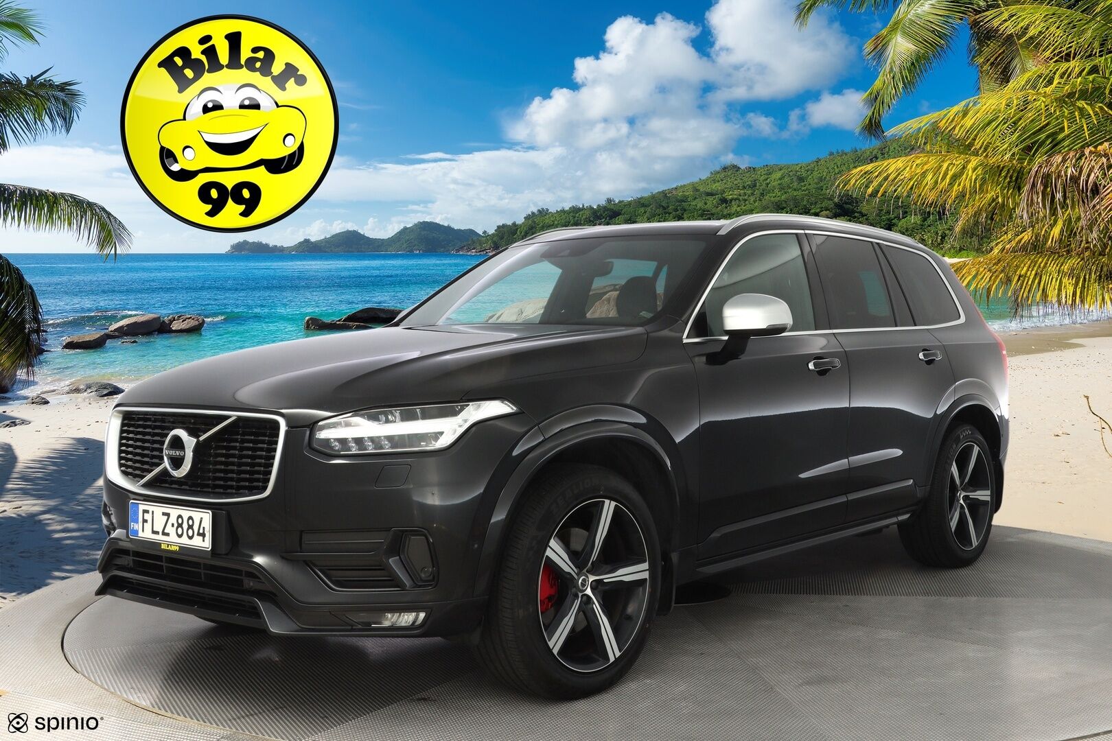 Volvo XC90 2015 D5 AWD R-Design aut *Kamera / Muistipenkit / Koukku* - 3,99 % KORKOTARJOUS TÄHÄN AUTOON - 7-Paikkainen / Kahdet hyvät renkaat / Turbo vaihdettu / Jakohihna vaihdettu
