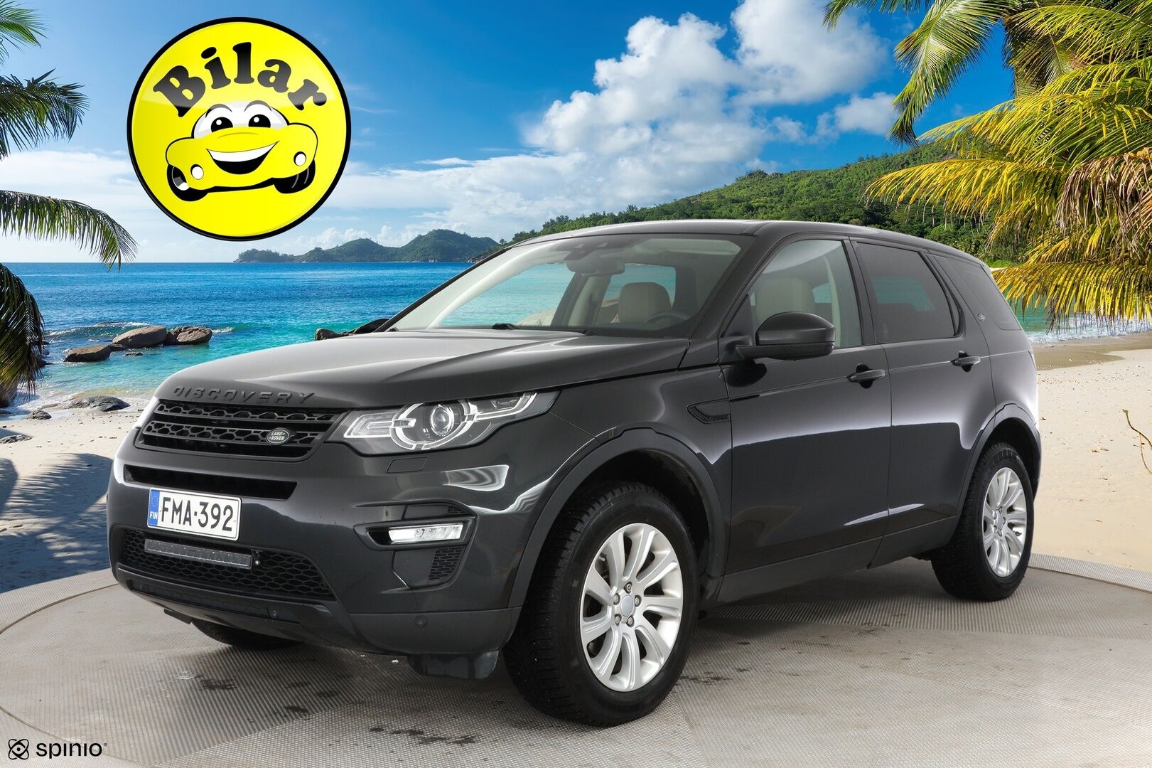 Land Rover Discovery Sport 2016 2,0 TD4 180 HSE Aut 7-P * YritysOutlet - Myydään vain yrityksille * - Webasto | Vaalea nahkasisusta | Vetokoukku | Ketju vaihdettu! | Leima 12/2026