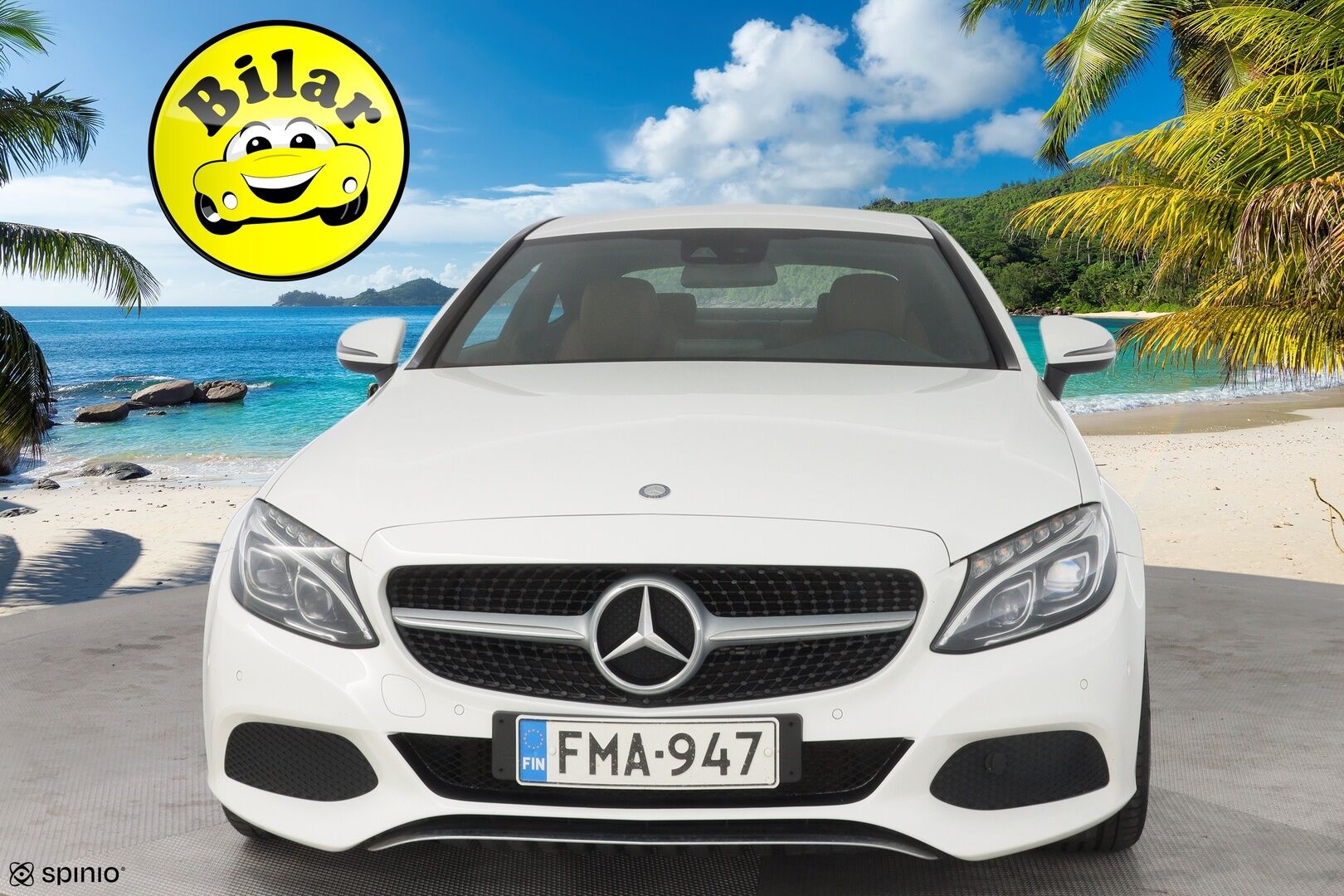 Mercedes-Benz C 2016 220 d Coupé A - ILS | Ruskea nahkasisusta | Sporttipenkit | Osittain sähkösäätöiset istuimet | Lämmitin | Vakionopeudensäädin | Parkkitutkat | 2x Mercedeksen vanteet