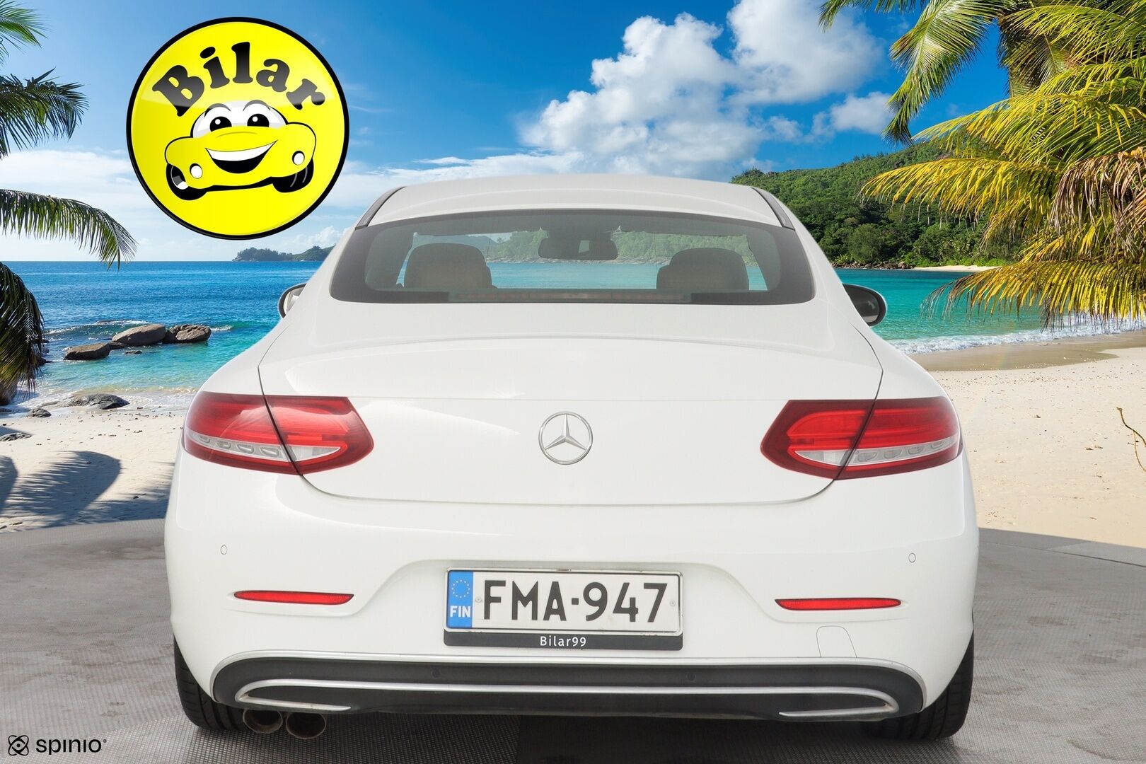 Mercedes-Benz C 2016 220 d Coupé A - ILS | Ruskea nahkasisusta | Sporttipenkit | Osittain sähkösäätöiset istuimet | Lämmitin | Vakionopeudensäädin | Parkkitutkat | 2x Mercedeksen vanteet