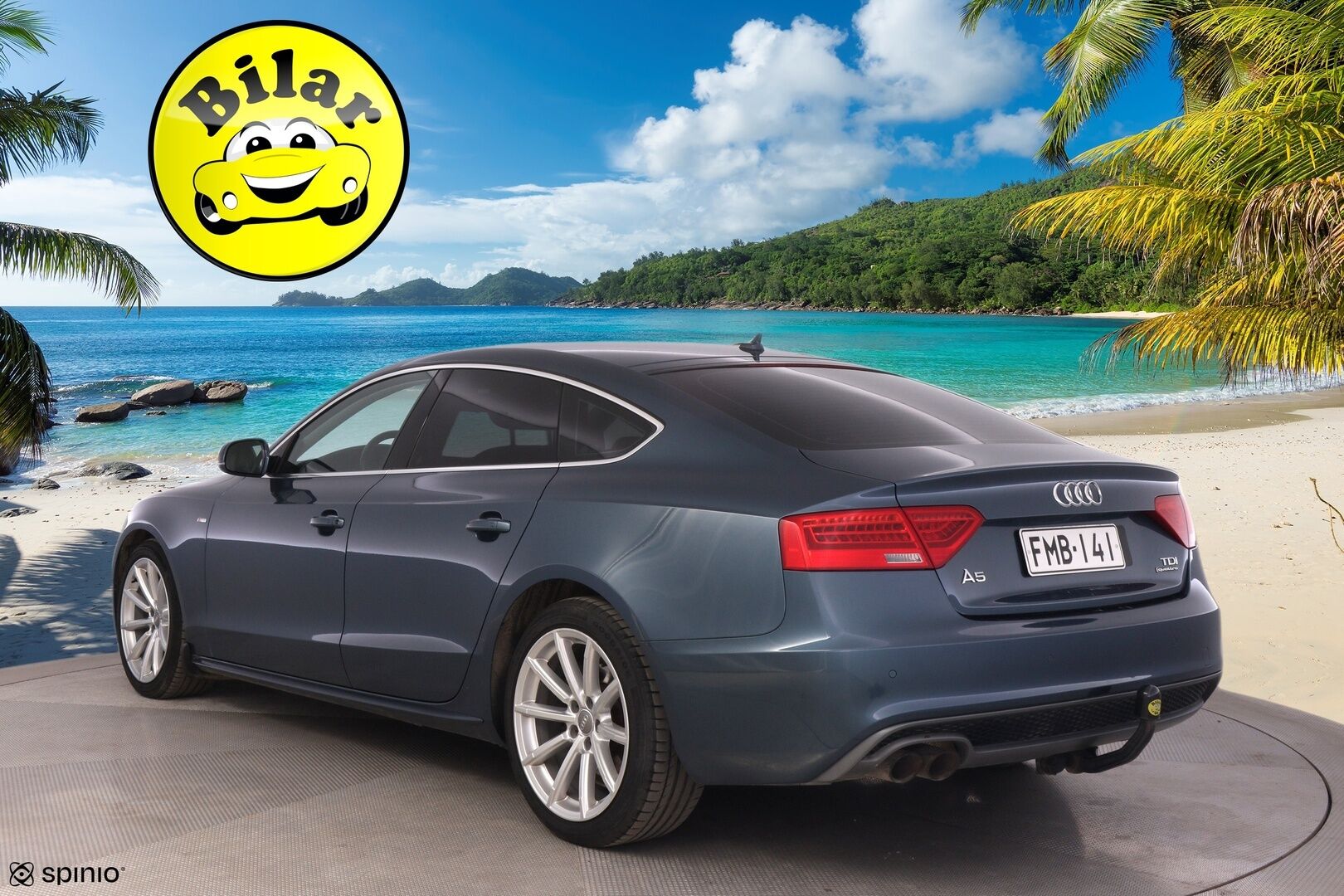 Audi A5 2016 Sportback Land of quattro Edition 2,0 TDI 140 kW quattro S tronic - | S-Line ulkopaketti | Nahka-alcantara | Xenon | Lohko+sisäpistoke | Navi | Vakkari |