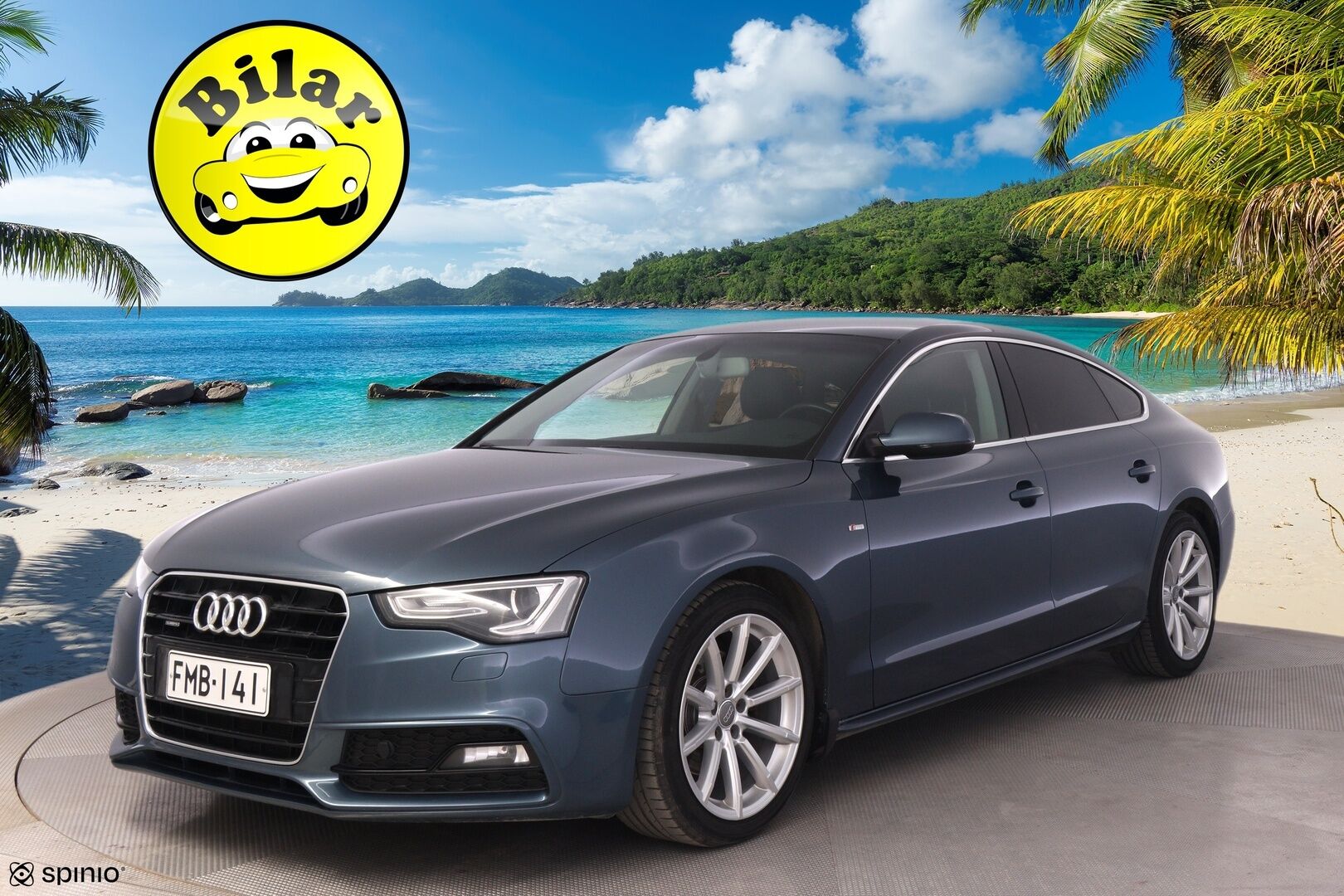 Audi A5 2016 Sportback Land of quattro Edition 2,0 TDI 140 kW quattro S tronic - | S-Line ulkopaketti | Nahka-alcantara | Xenon | Lohko+sisäpistoke | Navi | Vakkari |