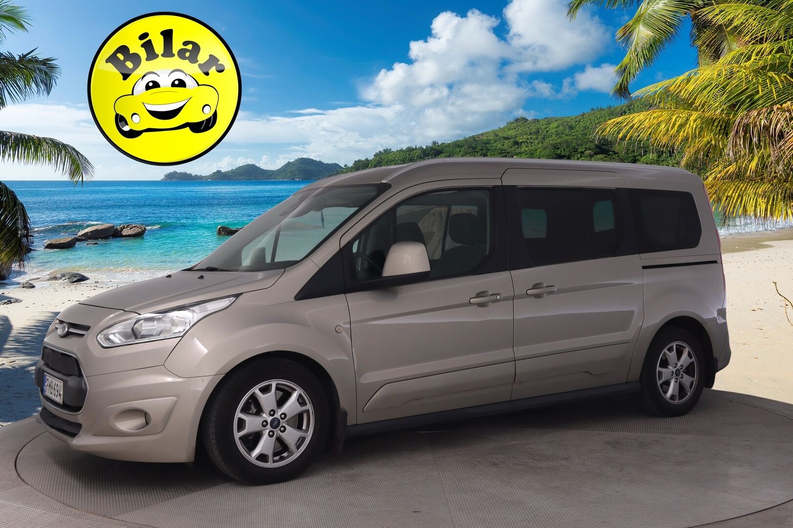 Ford Grand Tourneo Connect 2016 1,5 TDCi 120 hv PowerShift A6 Titanium - *7P | Webasto | Lasikatto | P. Tutkat | Koukku | Suomi-auto | 2x renkaat&aluvantein*