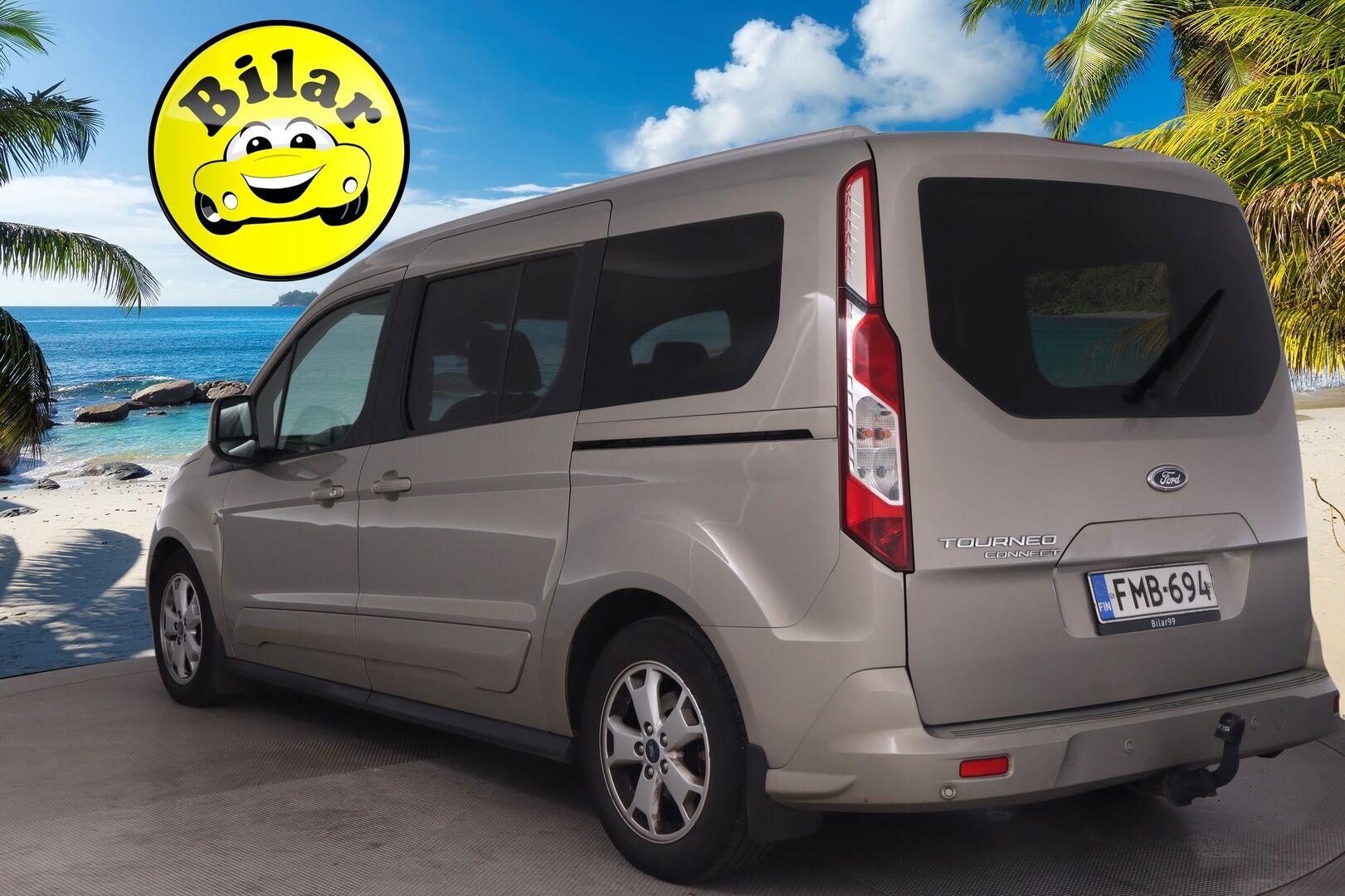Ford Grand Tourneo Connect 2016 1,5 TDCi 120 hv PowerShift A6 Titanium - *7P | Webasto | Lasikatto | P. Tutkat | Koukku | Suomi-auto | 2x renkaat&aluvantein*