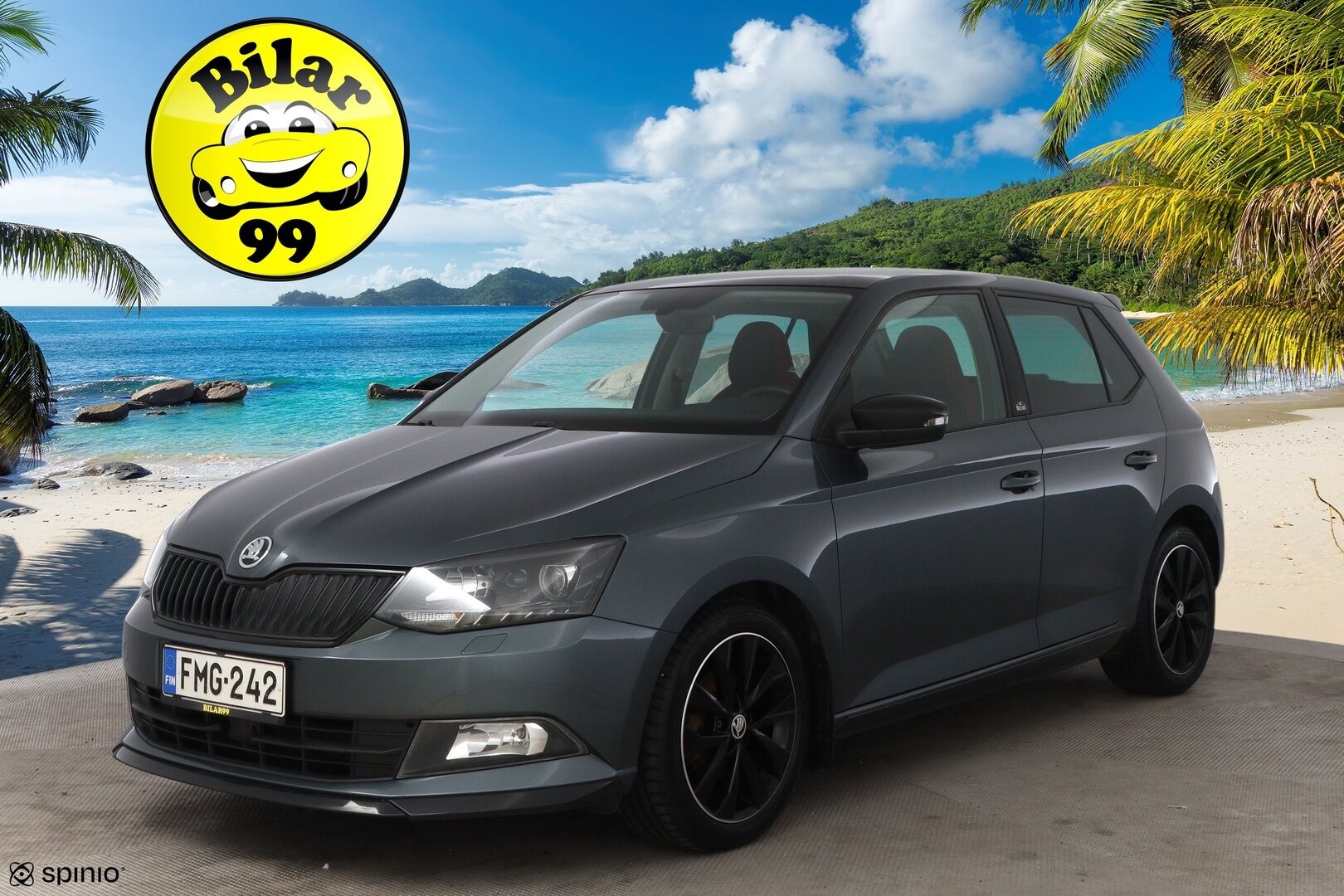 Skoda Fabia 2016 1,2 TSI 90 Monte Carlo - Suomiauto / Lasikatto / Vakkari / Keyless / P-tutka / 2x hyvät renkaat / Juuri saapunut Tampereelle!