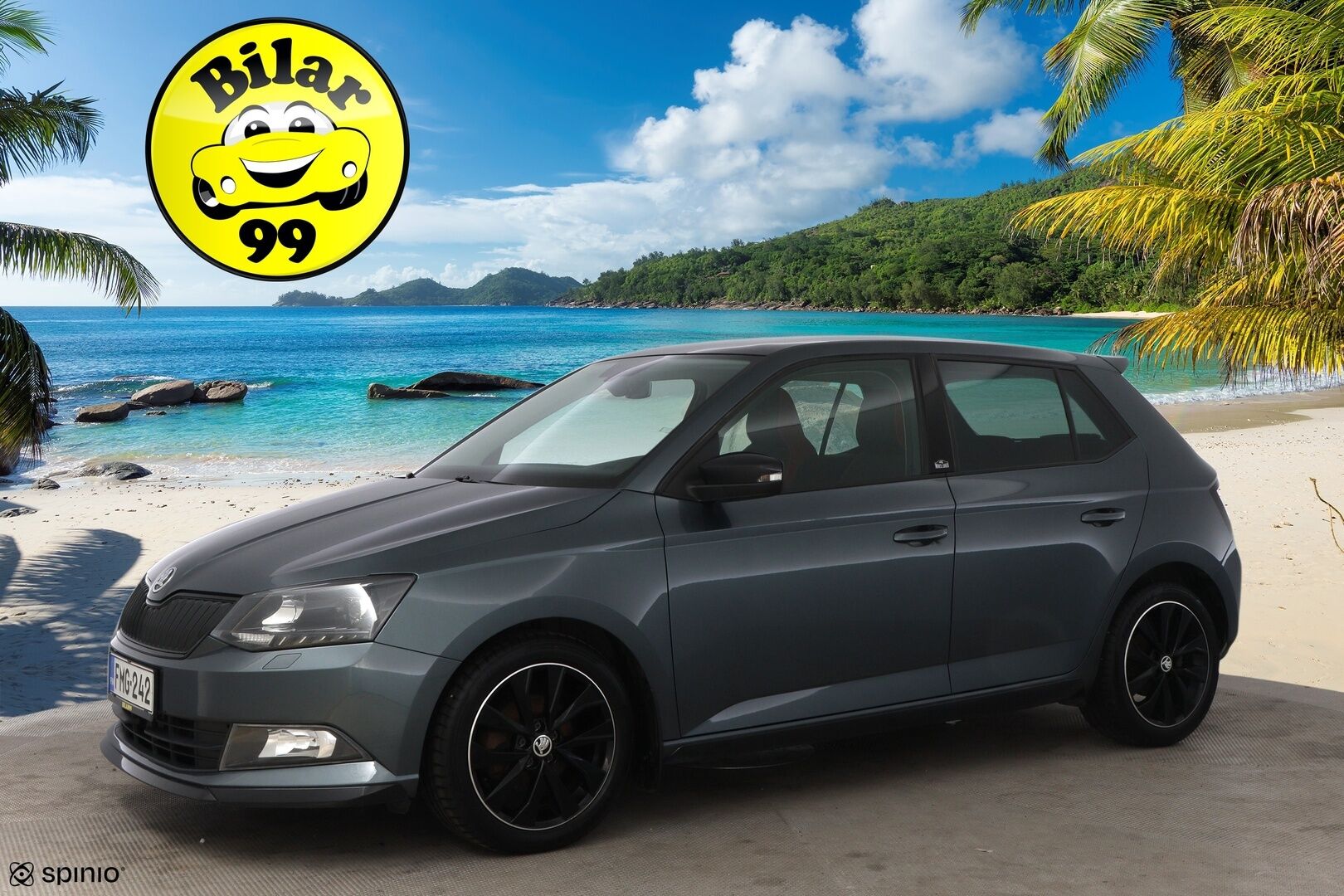 Skoda Fabia 2016 1,2 TSI 90 Monte Carlo - Suomiauto / Lasikatto / Vakkari / Keyless / P-tutka / 2x hyvät renkaat / Juuri saapunut Tampereelle!
