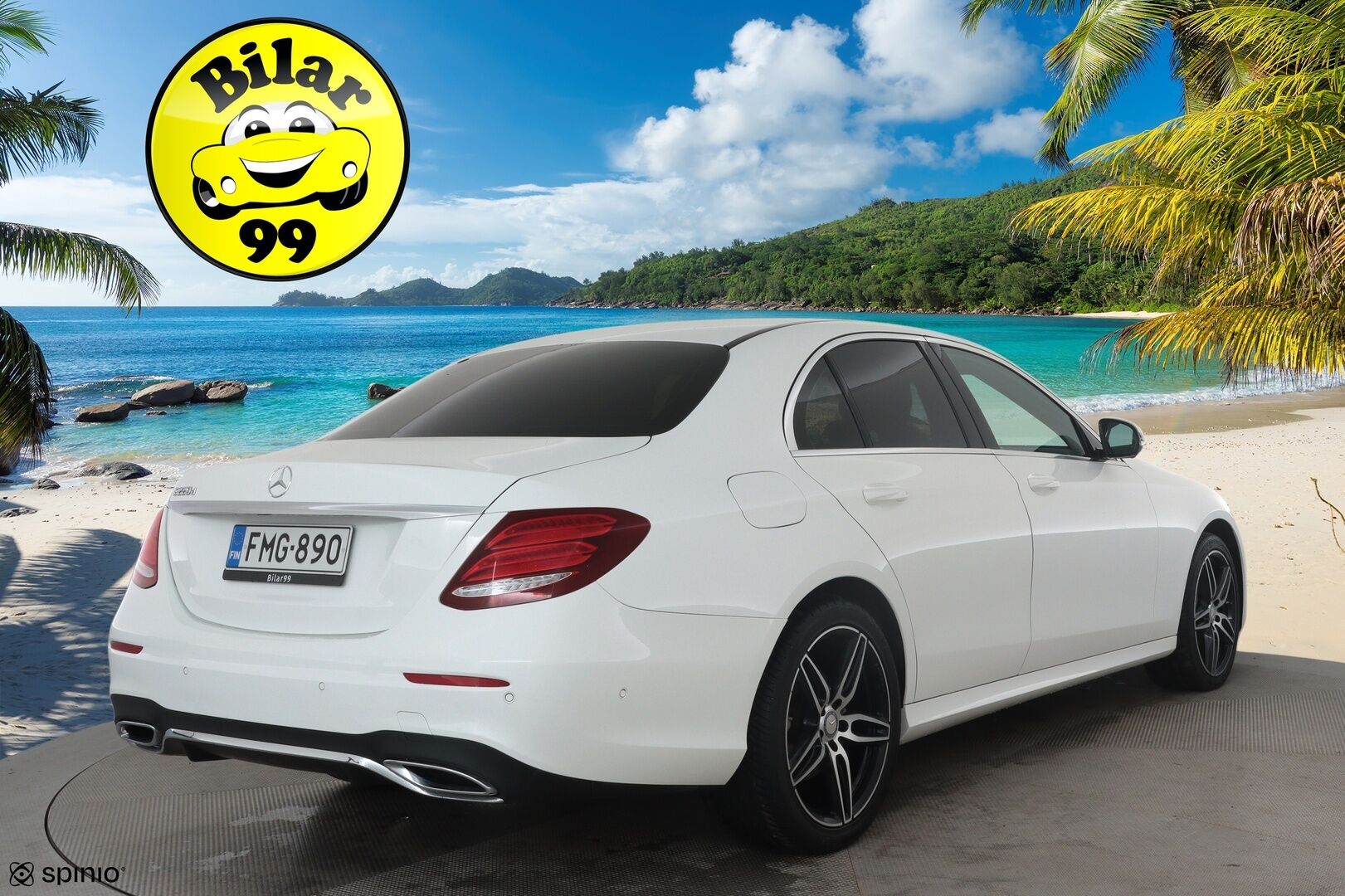 Mercedes-Benz E 2017 220 d A Premium Business AMG *Widescreen / HUD / 360° / BLIS / Vakkari / Multibeam / Sporttipenkit / LED / Navi* - Suomi-auto / Kahdet renkaat aluvanteilla 