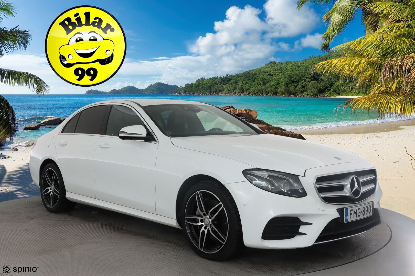 Mercedes-Benz E 2017 220 d A Premium Business AMG *Widescreen / HUD / 360° / BLIS / Vakkari / Multibeam / Sporttipenkit / LED / Navi* - Suomi-auto / Kahdet renkaat aluvanteilla 