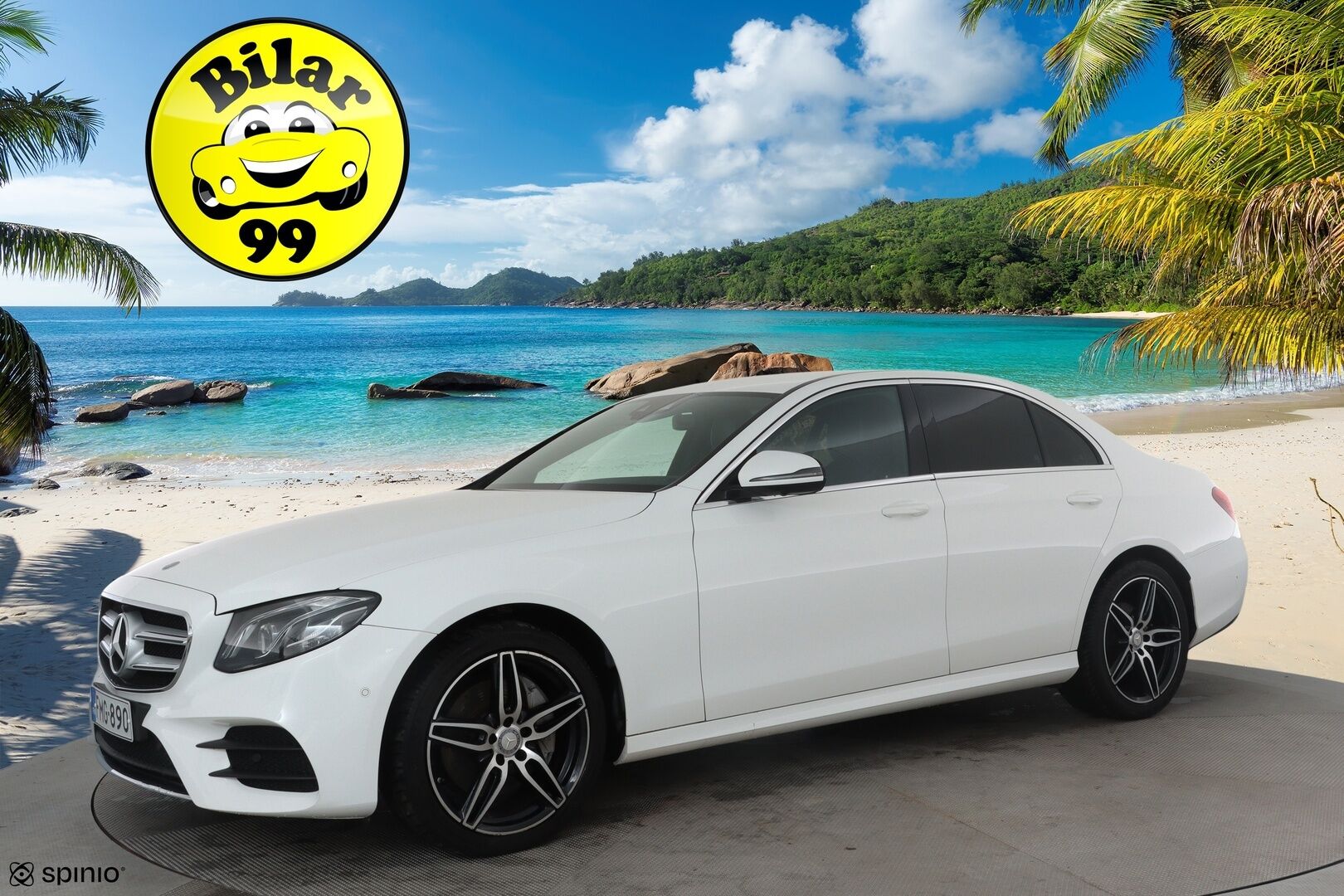 Mercedes-Benz E 2017 220 d A Premium Business AMG *Widescreen / HUD / 360° / BLIS / Vakkari / Multibeam / Sporttipenkit / LED / Navi* - Suomi-auto / Kahdet renkaat aluvanteilla 