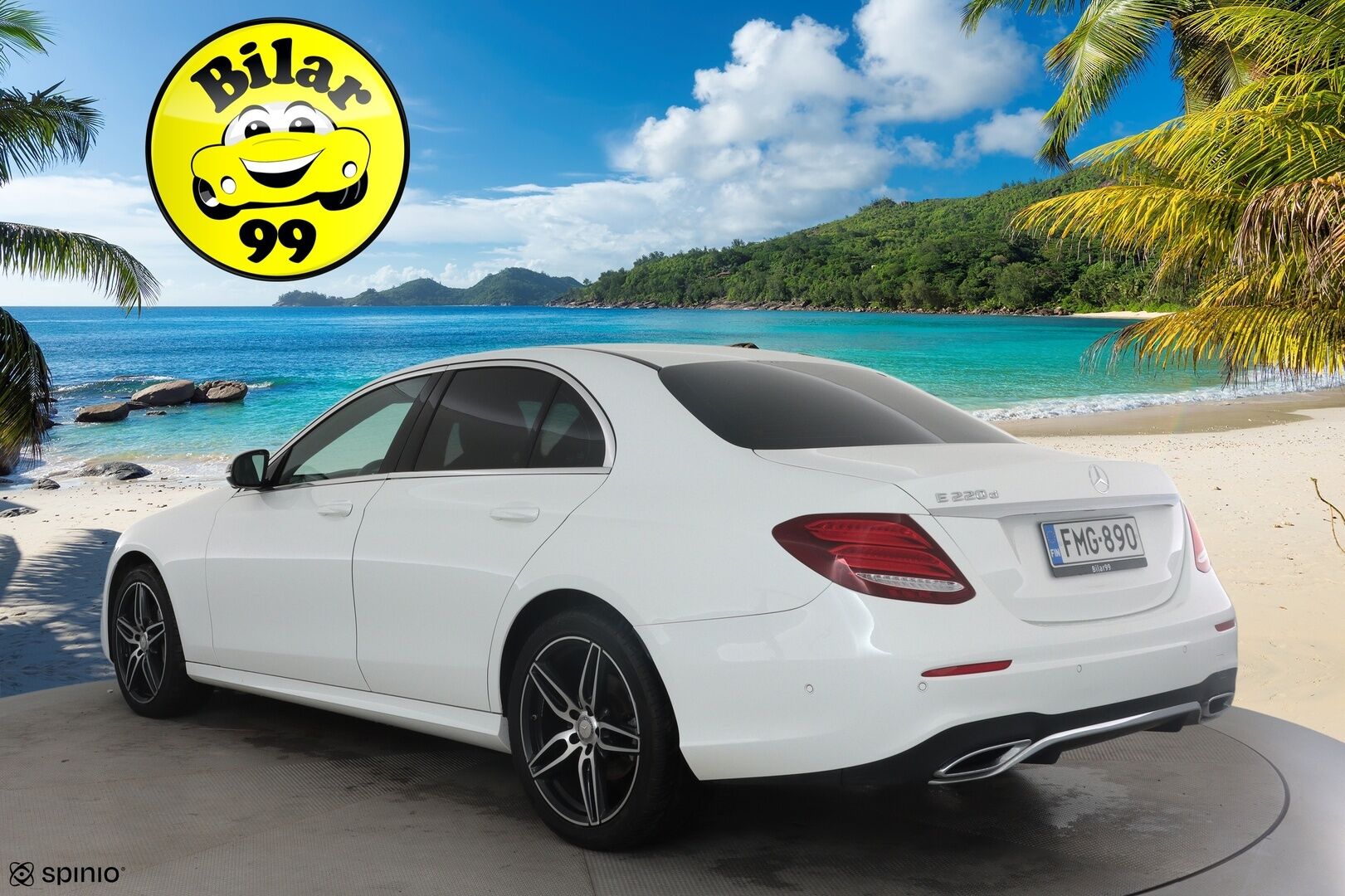 Mercedes-Benz E 2017 220 d A Premium Business AMG *Widescreen / HUD / 360° / BLIS / Vakkari / Multibeam / Sporttipenkit / LED / Navi* - Suomi-auto / Kahdet renkaat aluvanteilla 