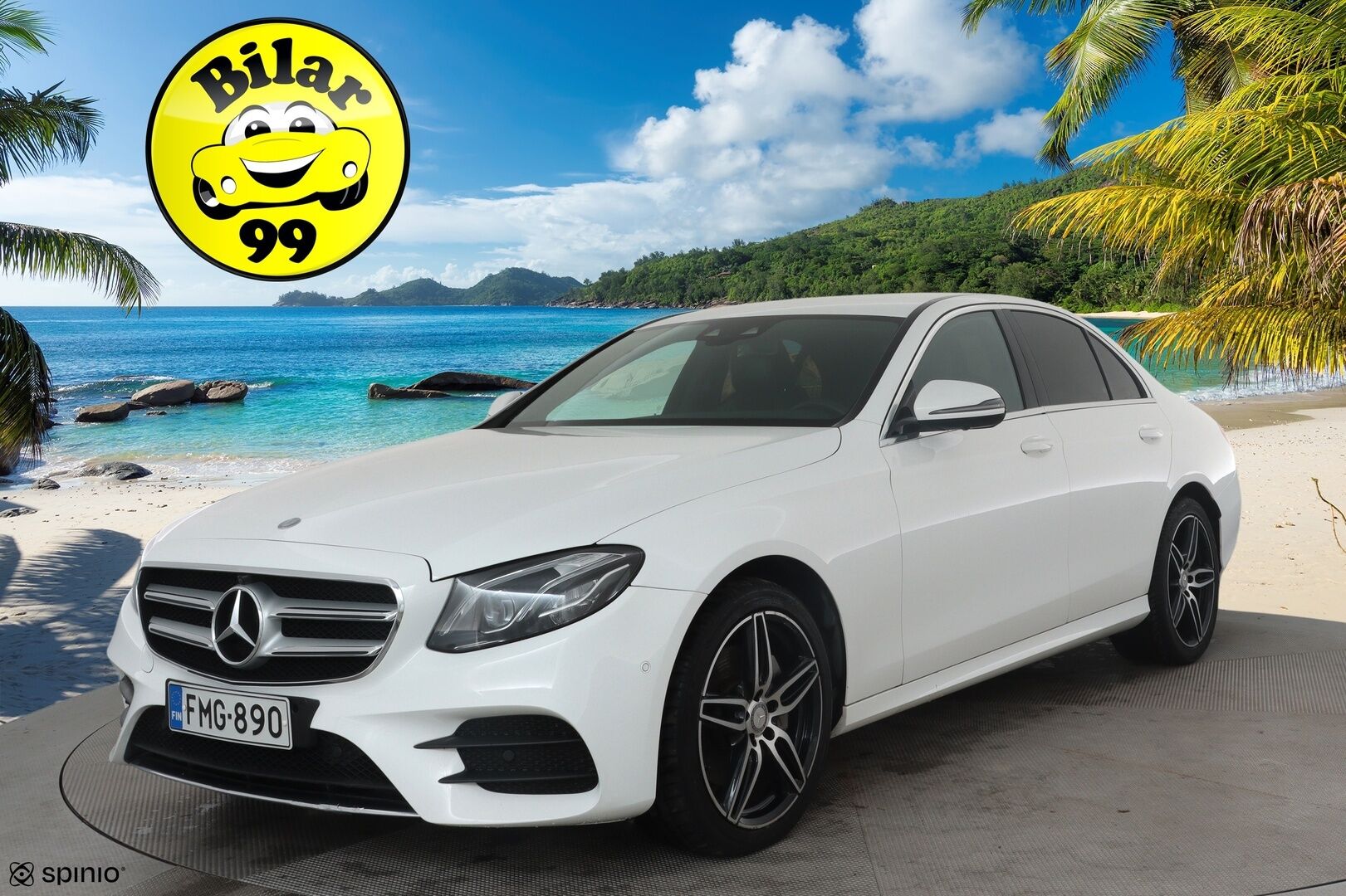 Mercedes-Benz E 2017 220 d A Premium Business AMG *Widescreen / HUD / 360° / BLIS / Vakkari / Multibeam / Sporttipenkit / LED / Navi* - Suomi-auto / Kahdet renkaat aluvanteilla 