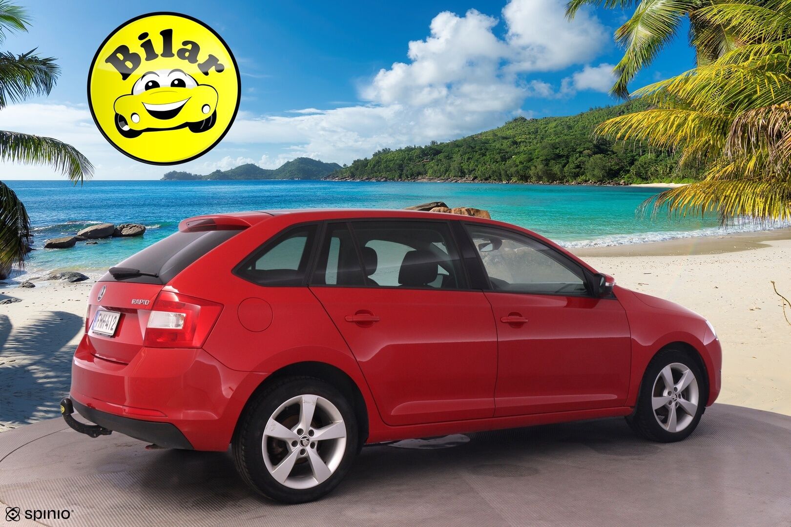 Skoda Rapid 2017 Spaceback 1,2 TSI 90 Style DSG Autom. - | Panorama | Keyless Go | Vetokoukku | Xenon | Vakkari | Lohko+sis.p | Front assist | Apple&Android auto |  P.tutkat |
