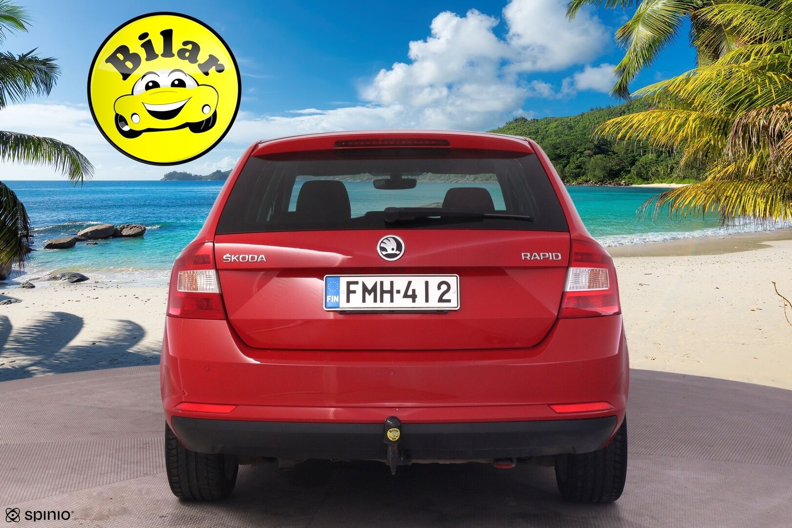 Skoda Rapid 2017 Spaceback 1,2 TSI 90 Style DSG Autom. - | Panorama | Keyless Go | Vetokoukku | Xenon | Vakkari | Lohko+sis.p | Front assist | Apple&Android auto |  P.tutkat |